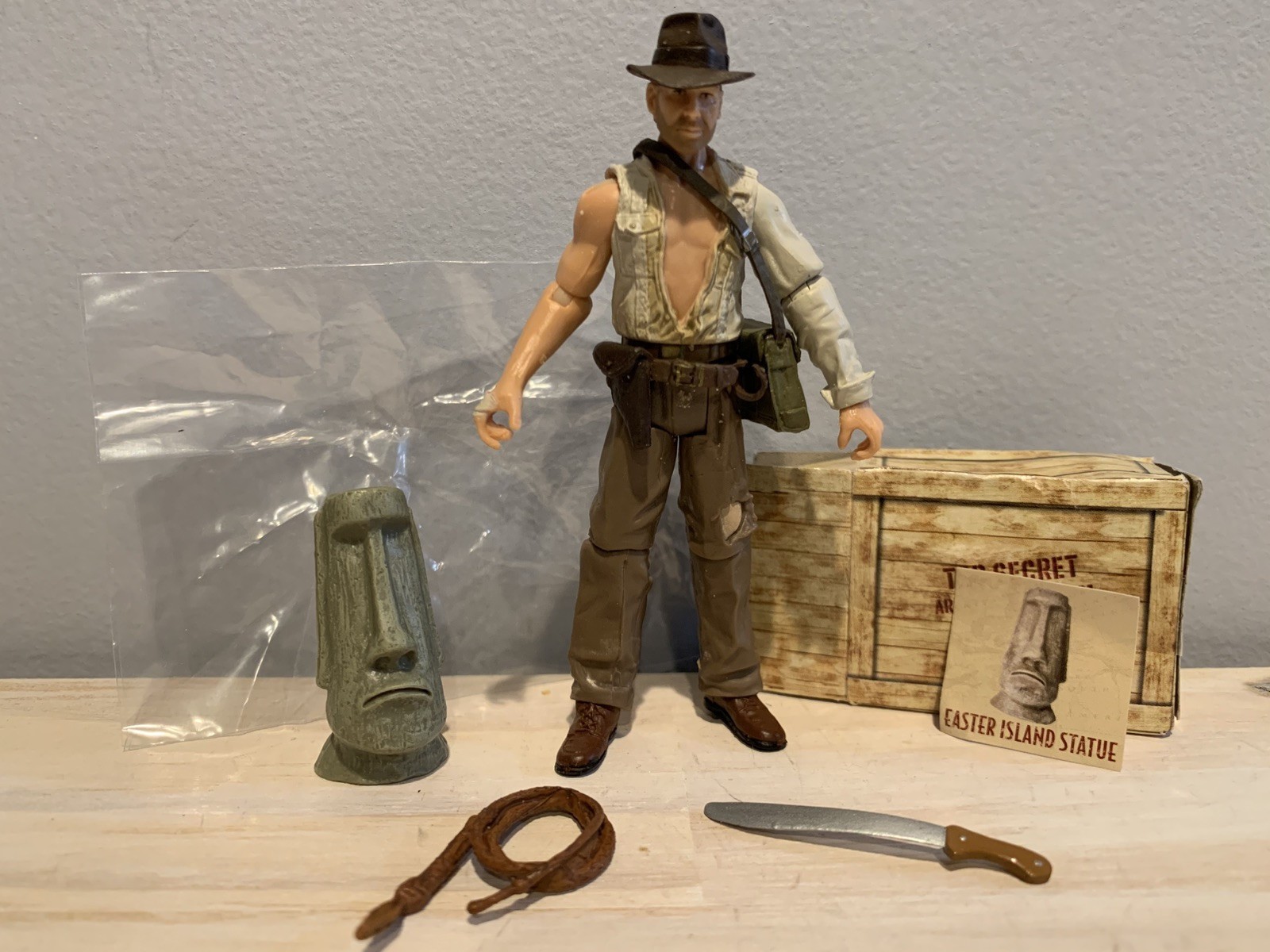 Indiana Jones 3.75” Temple of Doom Indiana Jones Figure Loose 100% Complete