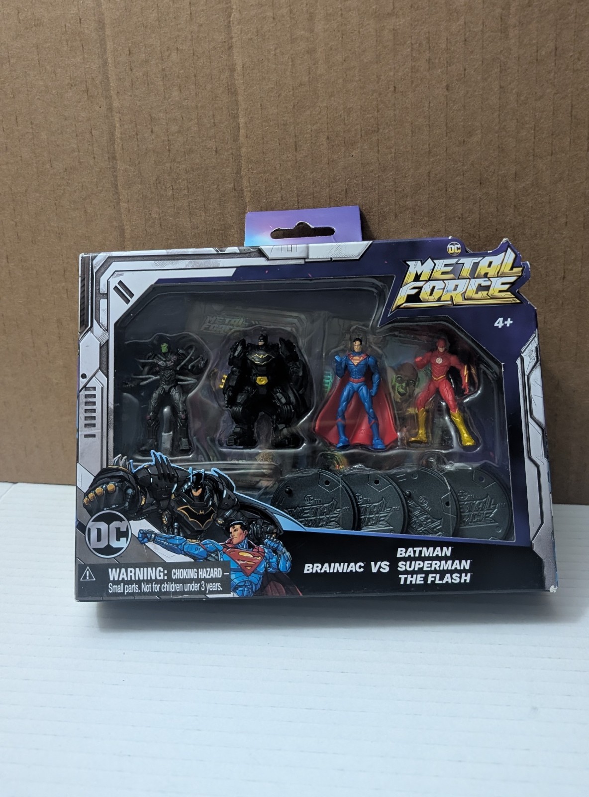 DC Comics Metal Force Team up Brainiac Vs Batman Superman The Flash