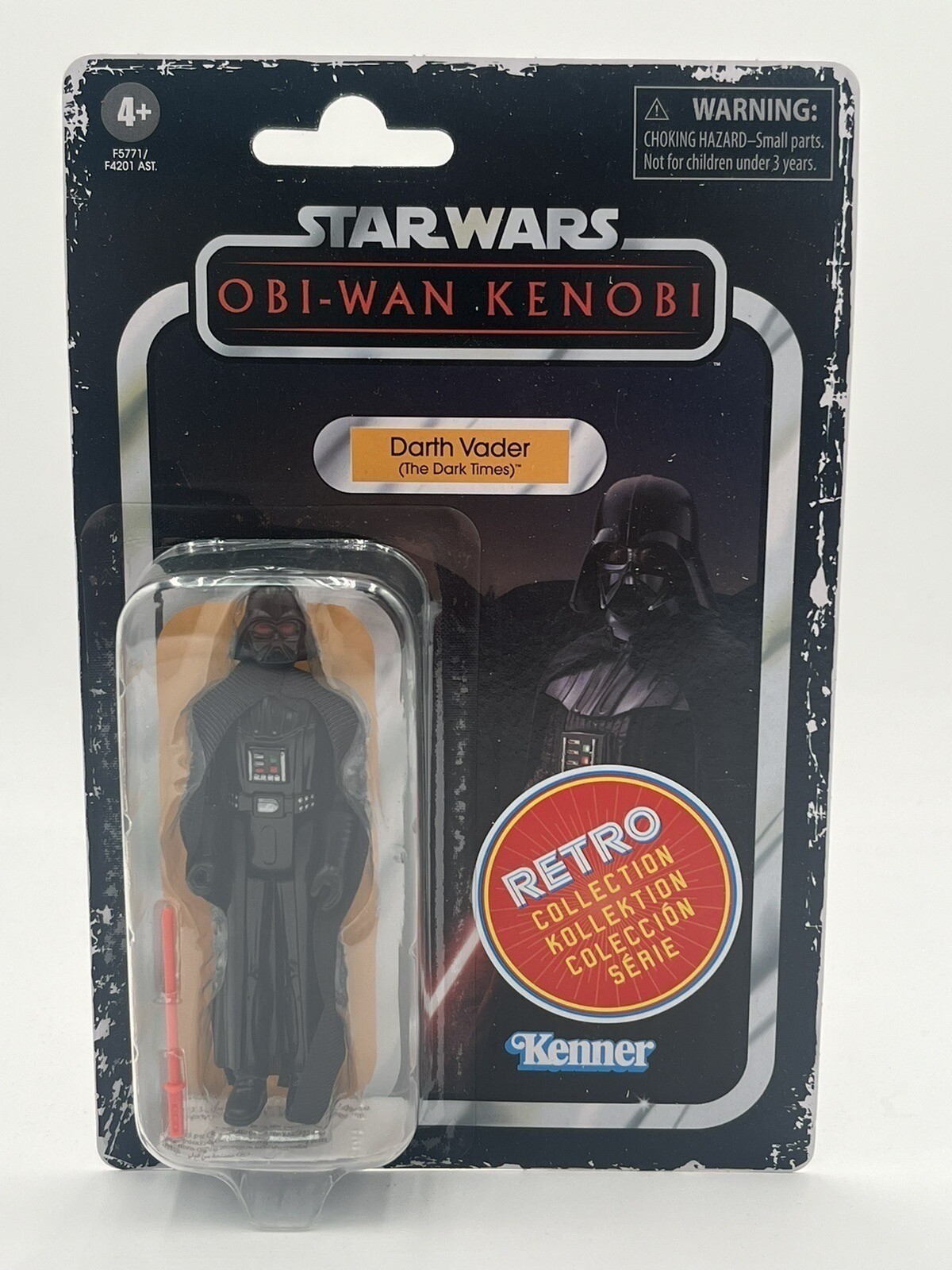 Star Wars Hasbro Retro Collection Darth Vader (The Dark Times) Toy 3.75-Inch