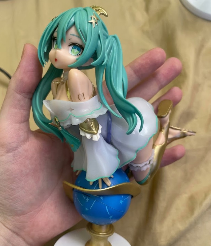 17cm Glittering Star ver. Hatsune Miku Action Figure Model Doll Toy Gift