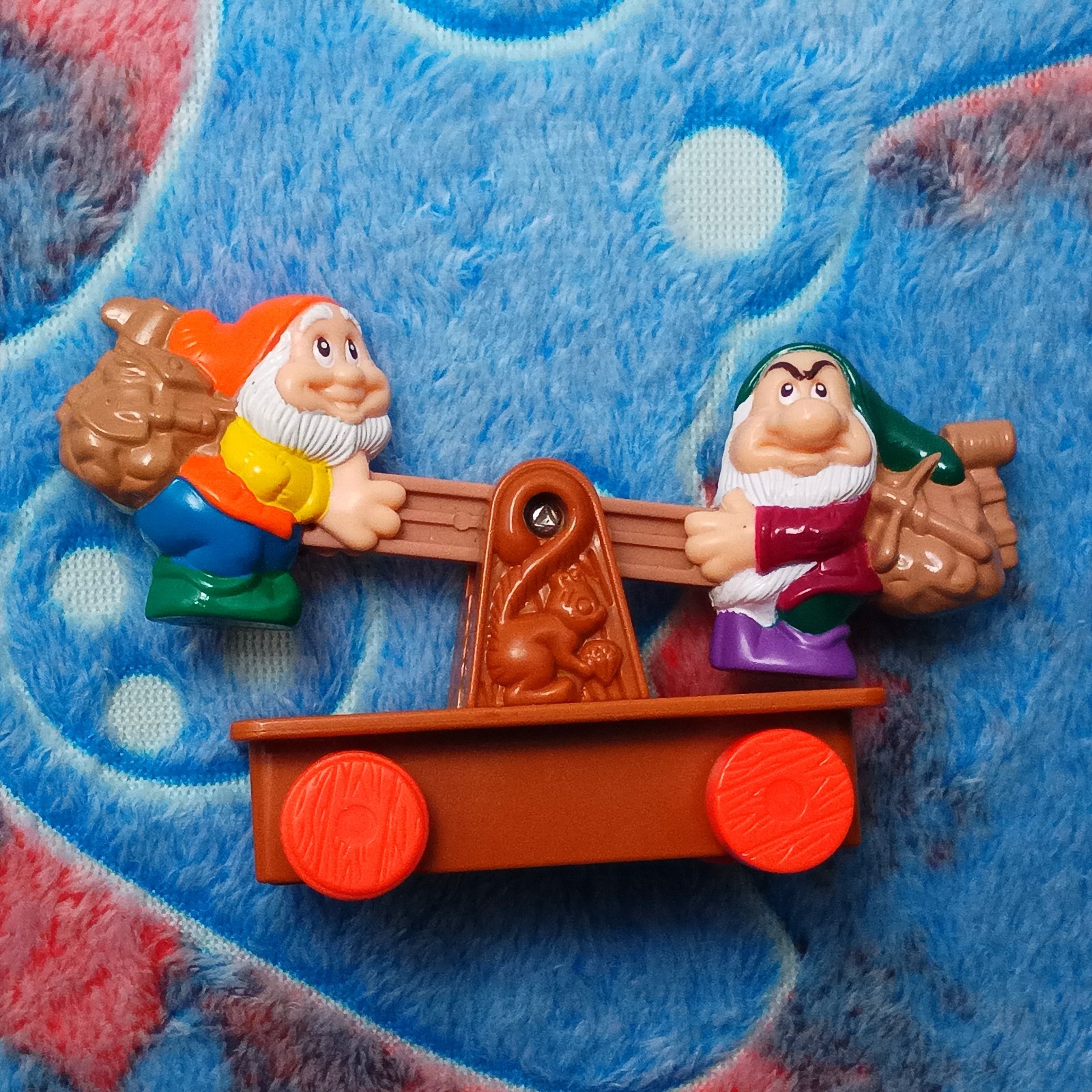 Vintage 1992 McDonald’s Disney Happy Meal Grumpy Handcar Toy Collectible