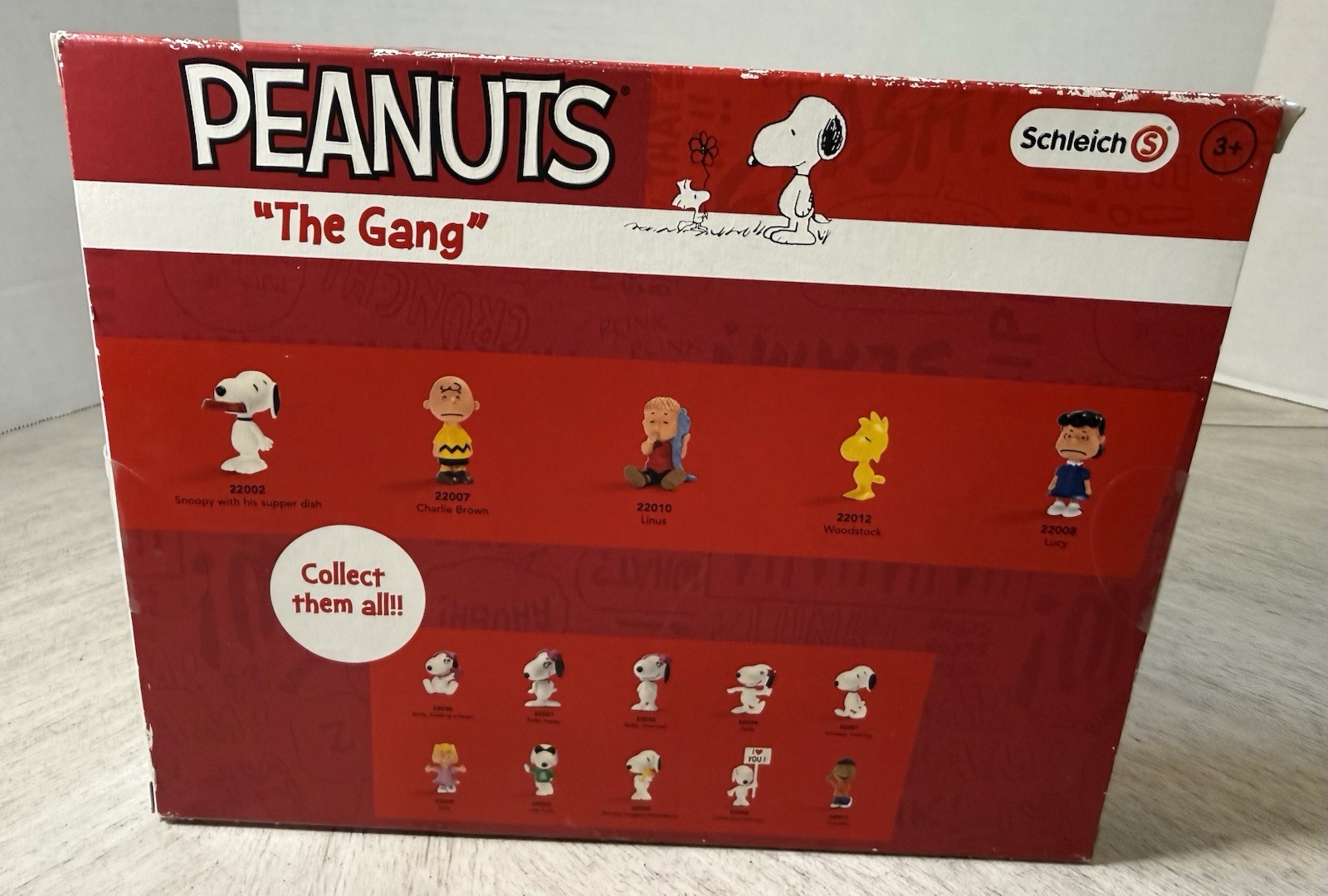Peanuts The Gang Figurine Set 5Pc Schleich Snoopy Charlie Brown Lucy Linus New