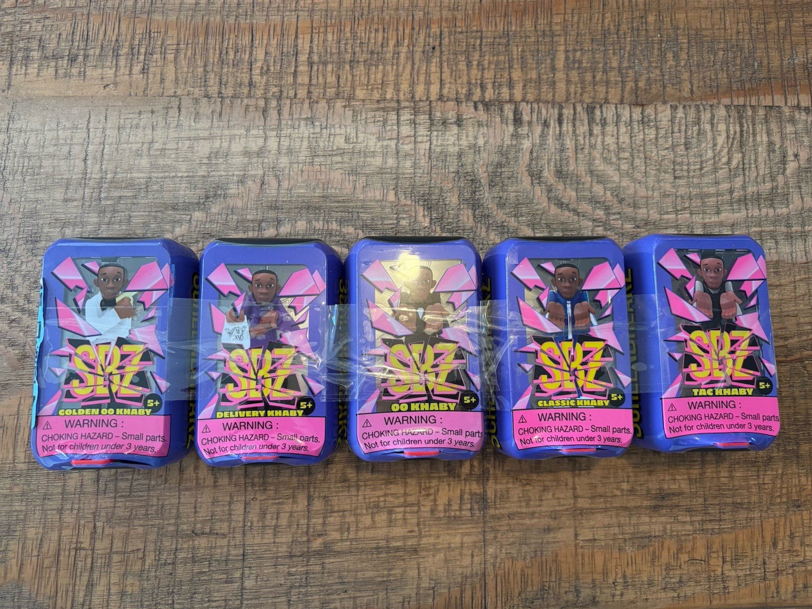 ScreenBreakZ Sealed Khaby Lame All 5: 00, Golden 00, TAC, Delivery, & Classic