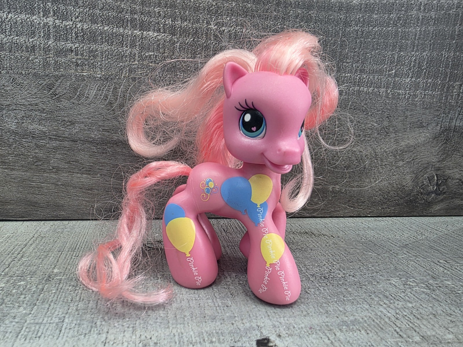 My Little Pony G3.5 Pinkie Pie 2008 Twice as Fancy Balloons Pink MLP Bin 105