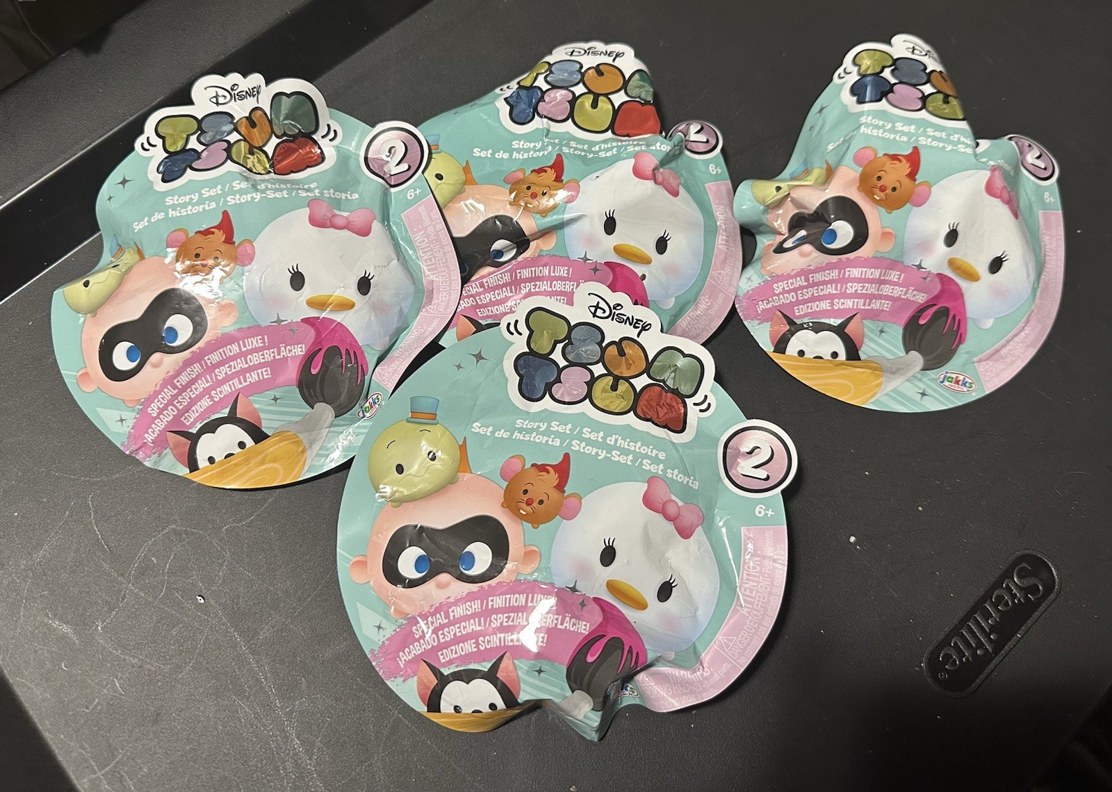 SALE!! SET Of FOUR Disney TSUM TSUM SERIES 2 MYSTERY PACKS! Brand New! Unopened!