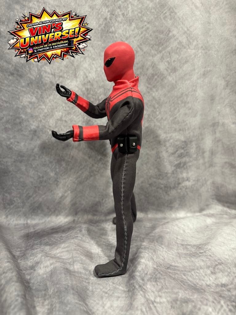 Custom 8&Prime; Mego Scale SpiderMan Assassin Peter Parker Action Figure & NO Box