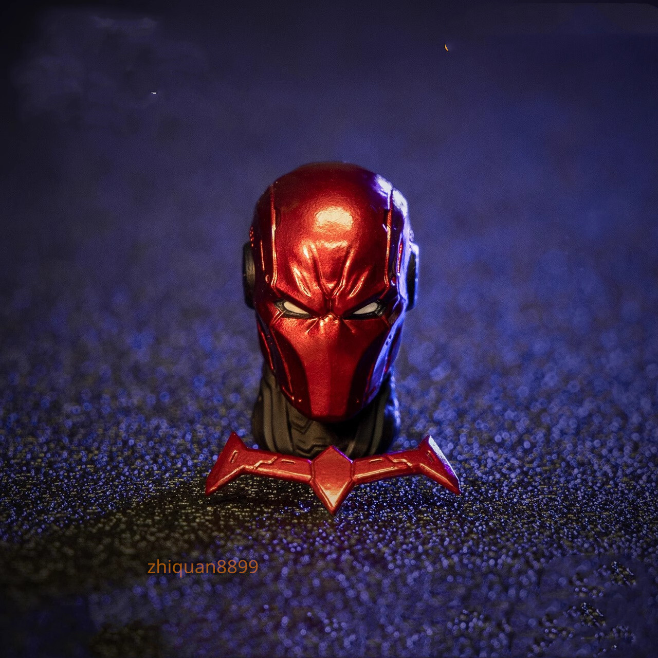1/12 Red Hood Red Mask Head Sculpt for 12in Action Figure Sodier Body Toy