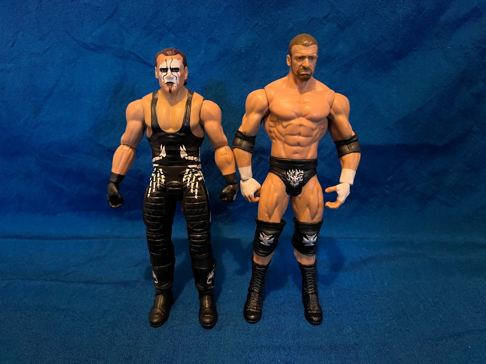 2018 WWE Mattel Basic WrestleMania 34 Sting and Triple H Action Figures