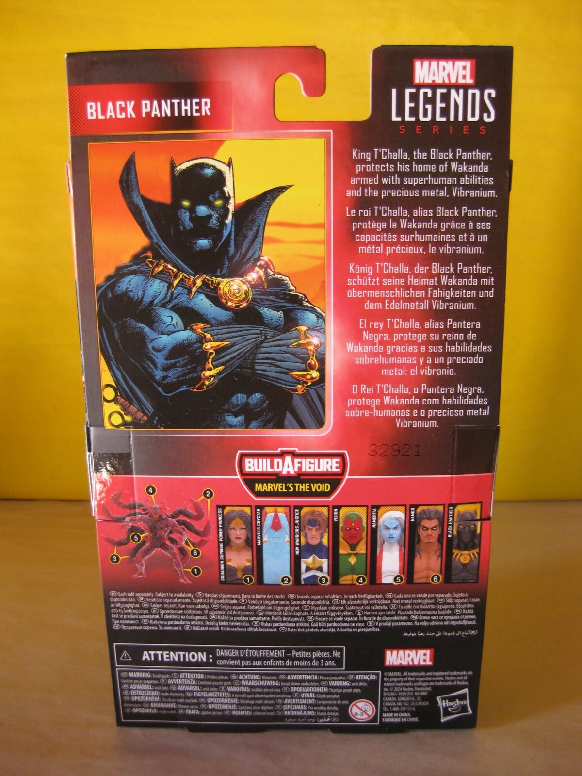 2024 Hasbro Marvel Legends 6&Prime; Avengers Black Panther Wakanda New MIP The Void