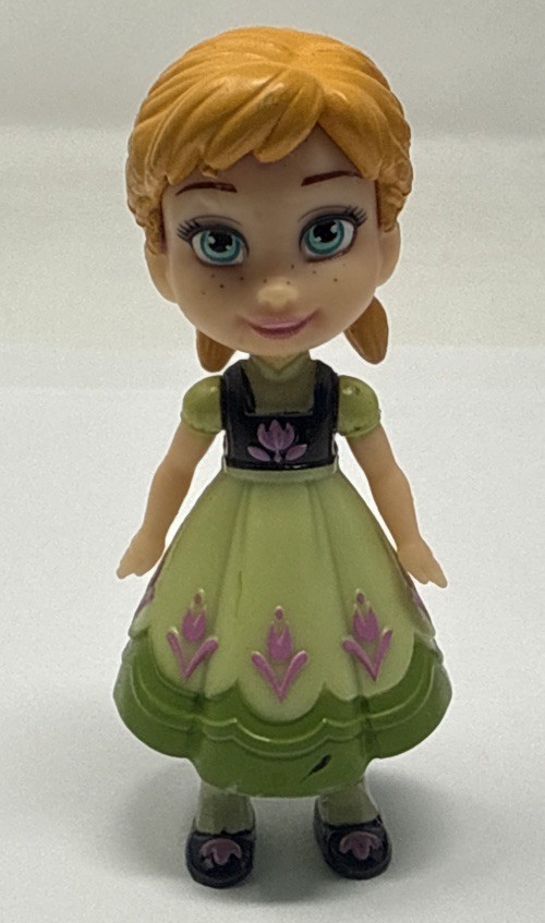 Disney Frozen 2 Anna Poseable Mini Doll Miniature 3.5&Prime; Figure Toddler