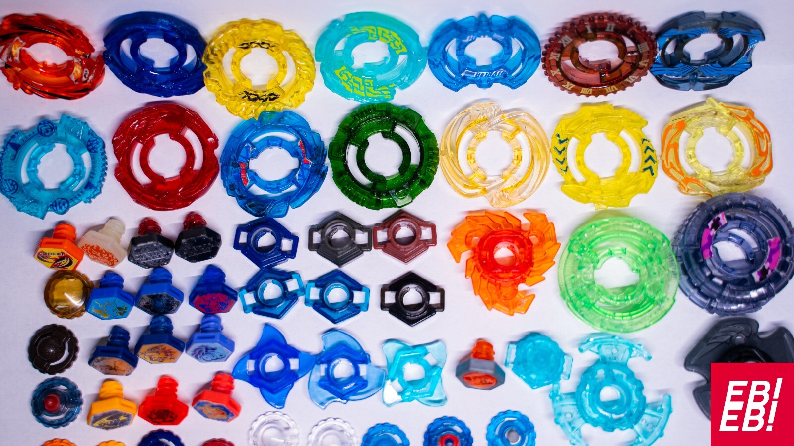 CHOOSE YOUR BEYBLADE PART TAKARA Clear Wheel Facebolt Spin track Tip Masters 4D