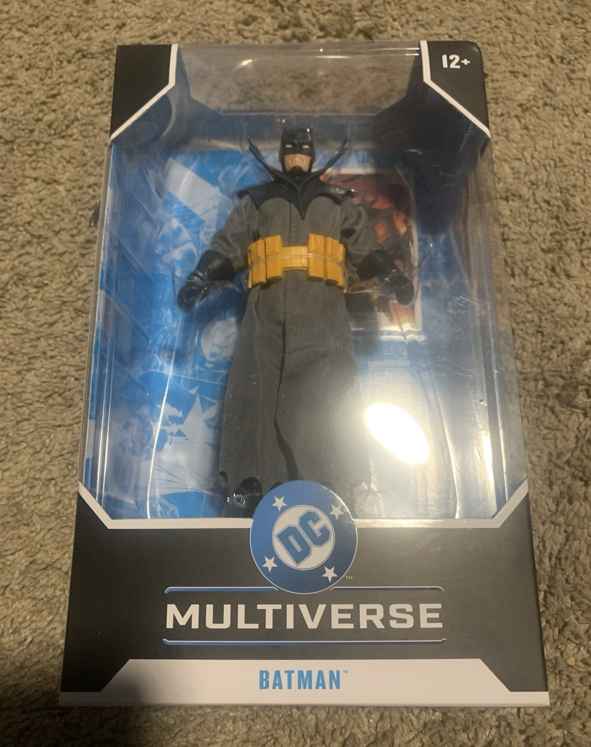 DC Multiverse Batman Action Figure DC Franchise Series 12+ Black Gray Yellow
