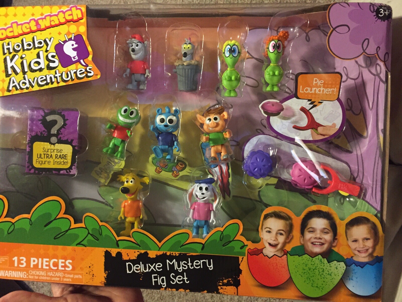 Hobby Kids Adventures Deluxe Mystery Fig Set w/ Pie Launcher
