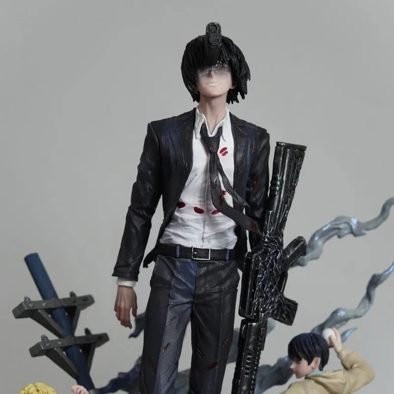 Chainsaw Man Gun Devil GK Resin Statue Anime Figure Collectible Model Toy