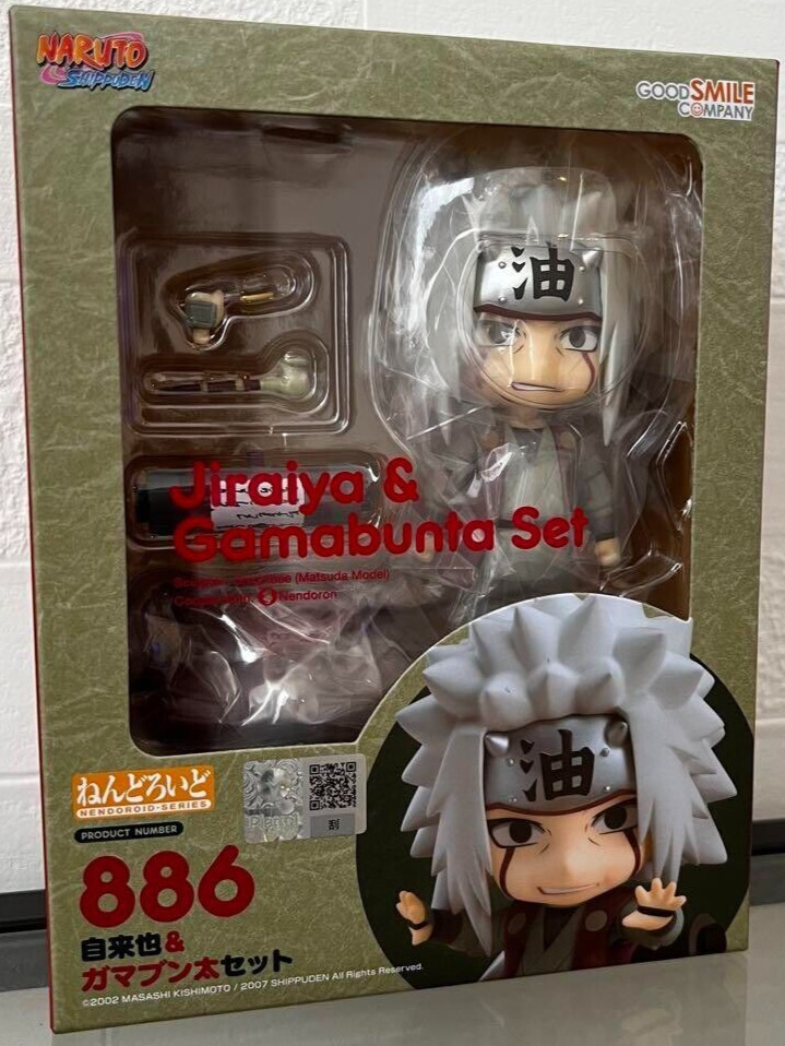 NEW Action Figure Nendoroid 886 Jiraiya & Gamabunta Set Naruto Shippuden