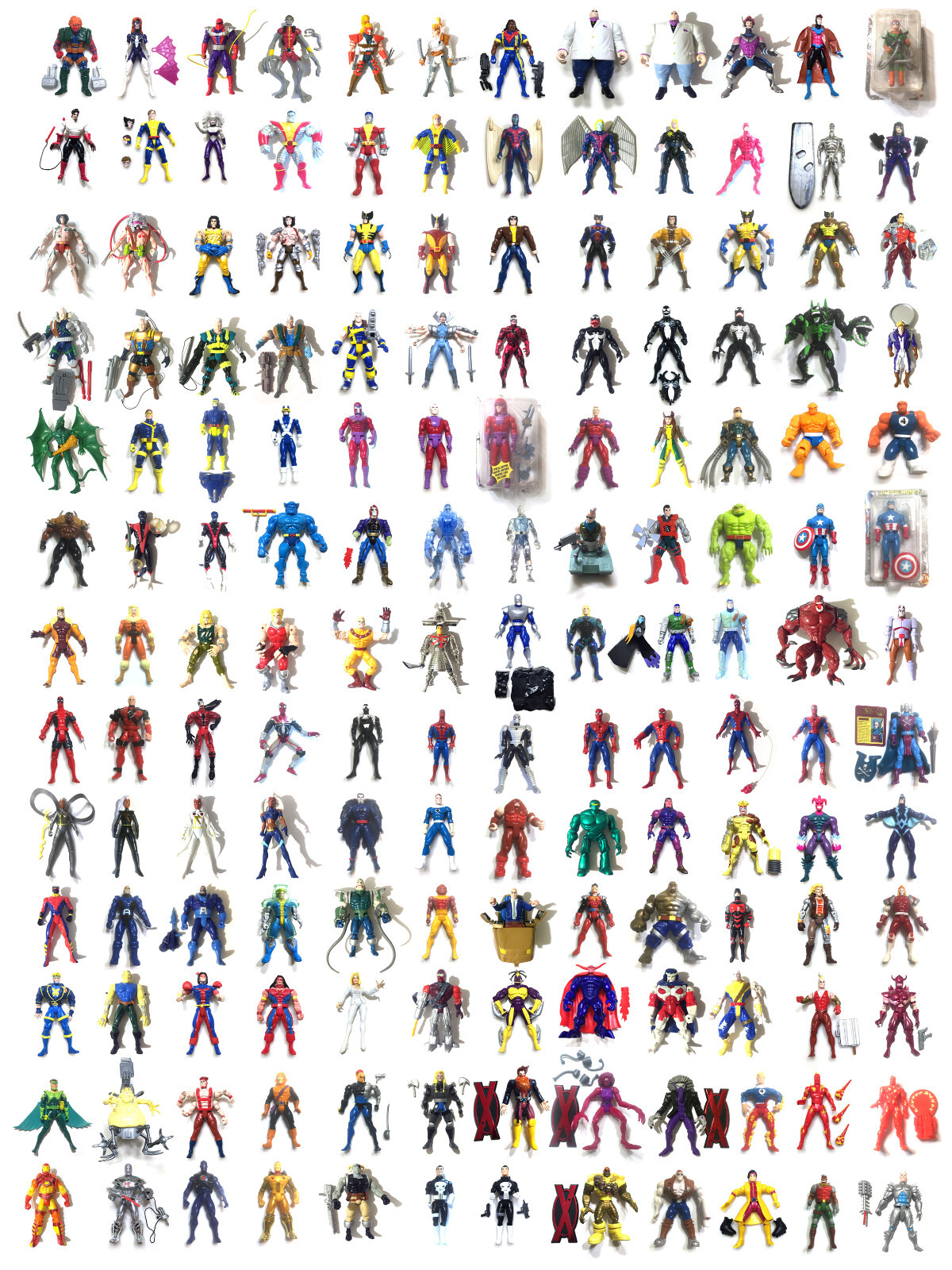 CHOOSE: Vintage Toy Biz Marvel Action Figures X-MEN X-FORCE SPIDERMAN AVENGERS