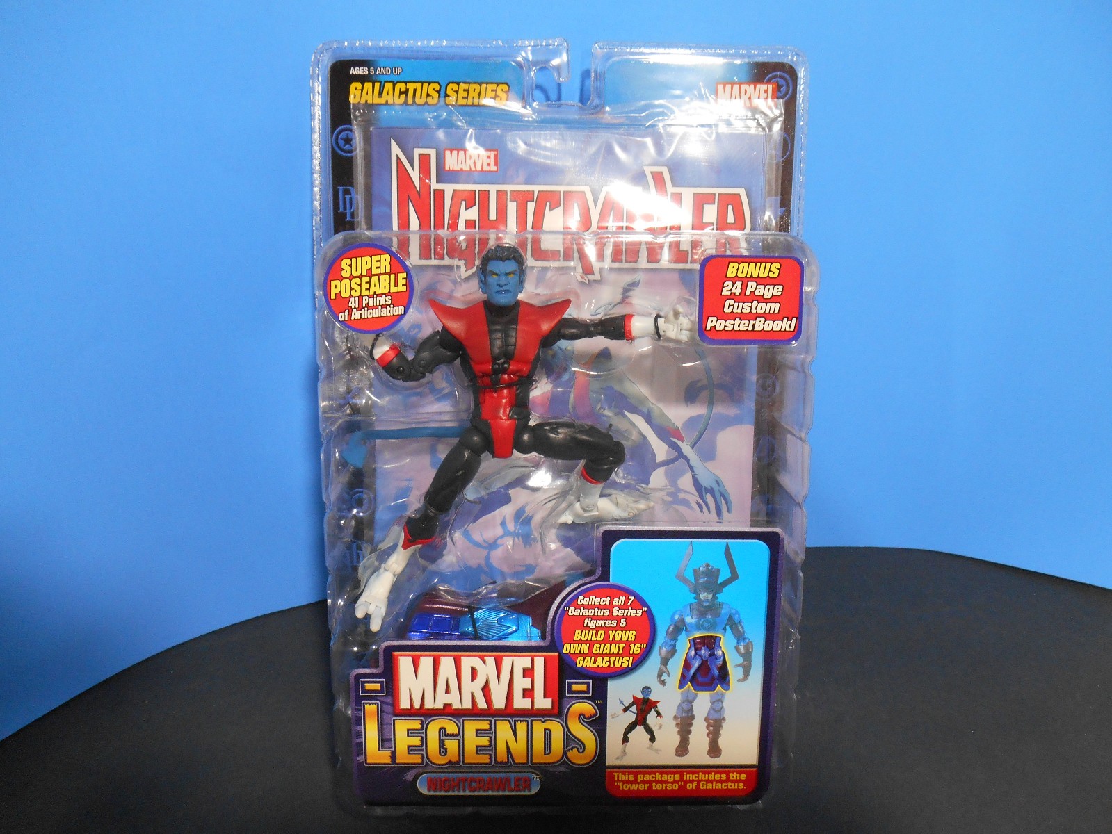 Nightcrawler Toy Biz Marvel Legends Galactus Series Sealed 2005