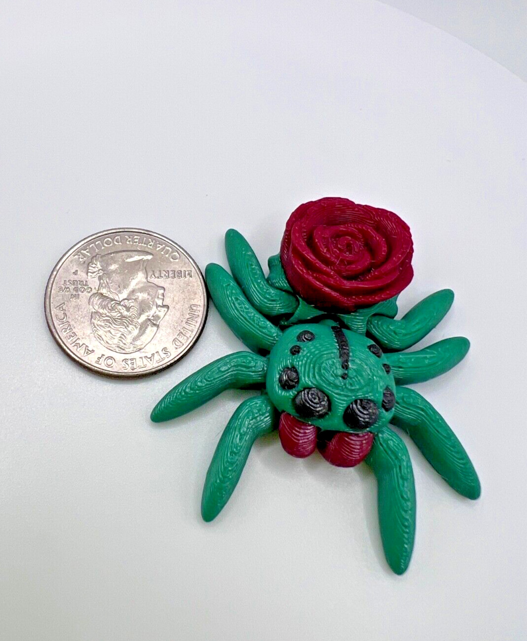 Miniature Fidget Jumping Spider Toys, Set of 10, Novelty Gift, Unique Decor