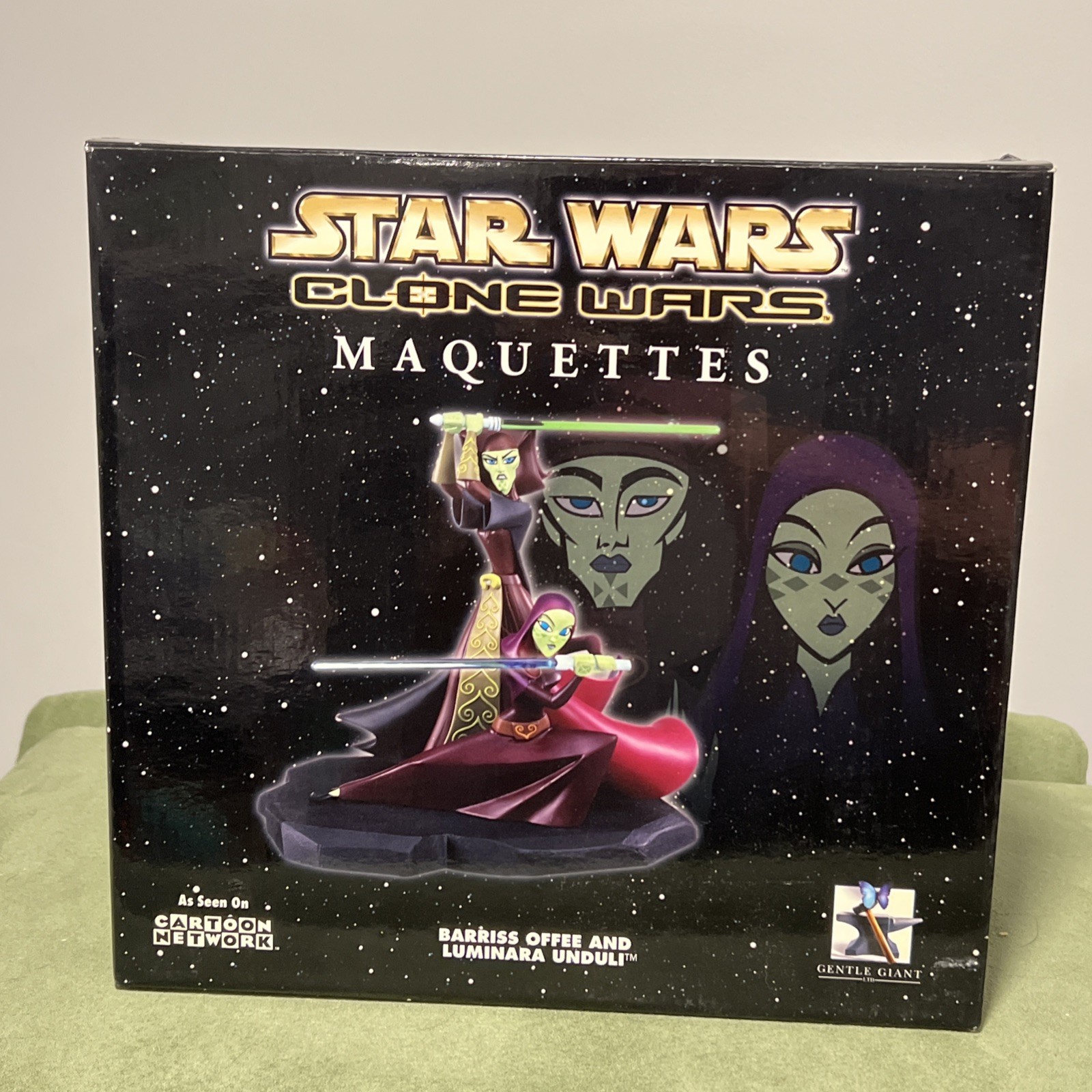 Barriss Offee Luminara Unduli Clone Wars Maquette GENTLE GIANT STAR WARS /3000