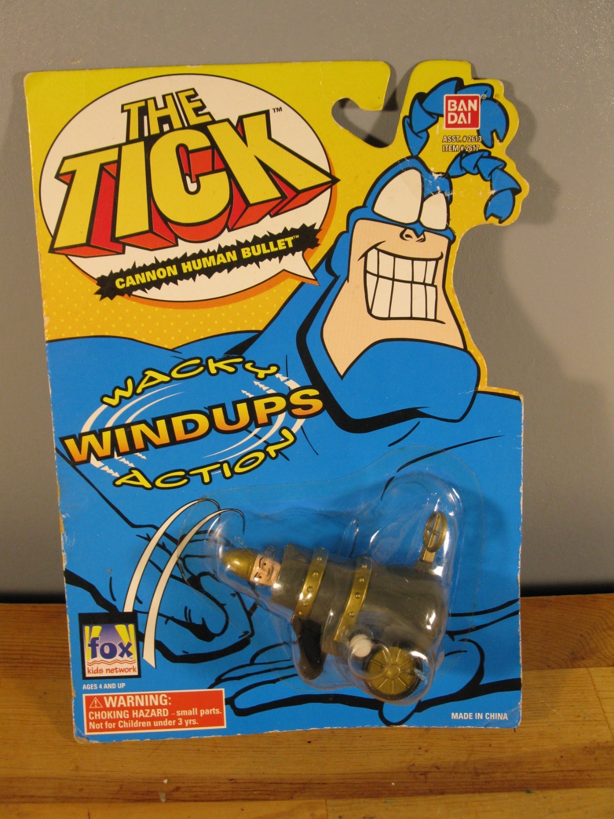 1995 THE TICK WACKY WIND-UPS CANNON HUMAN BULLET