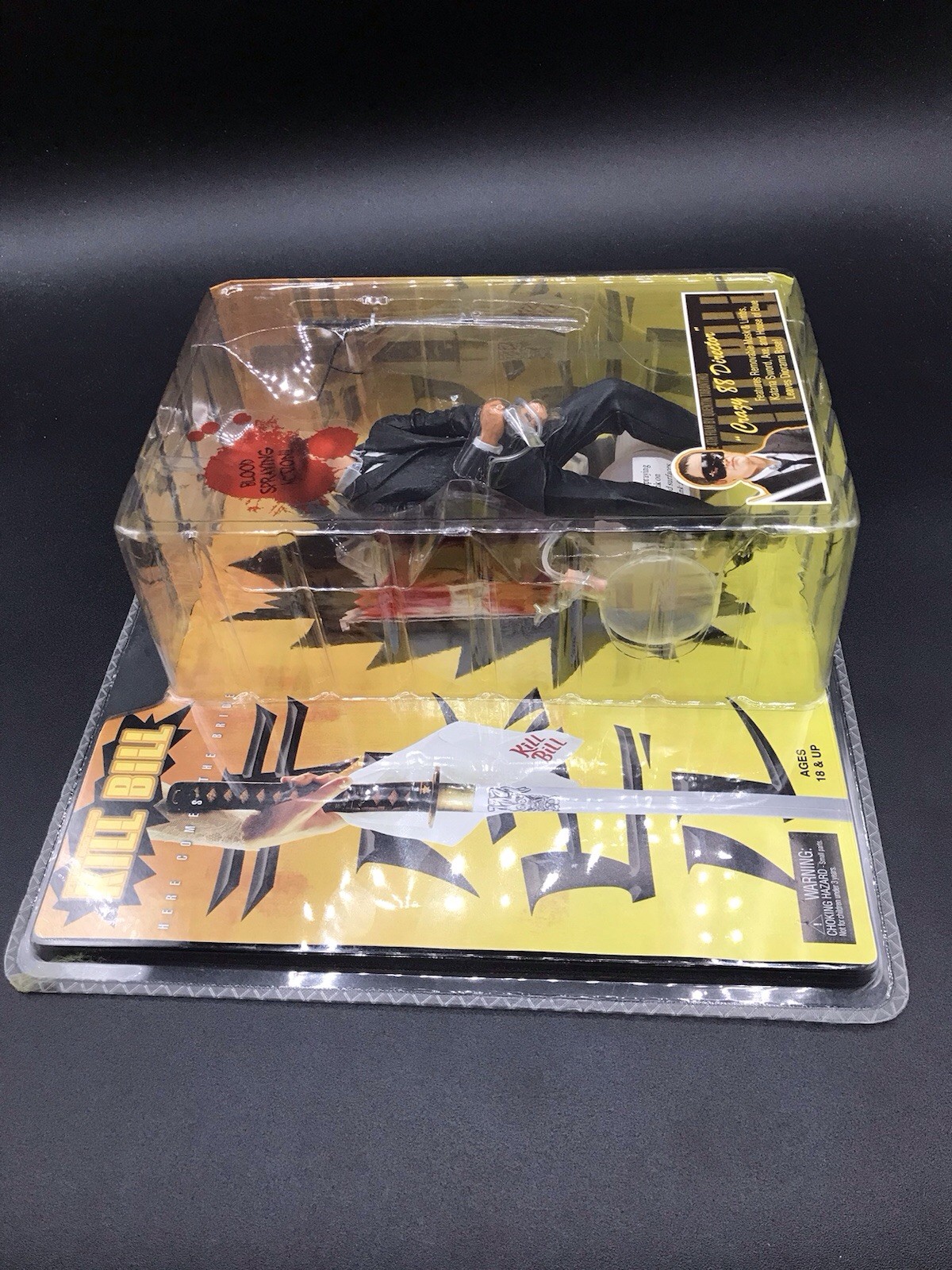 Quentin Tarantino Kill Bill Crazy 88 Director Figure SDCC 2004 Neca
