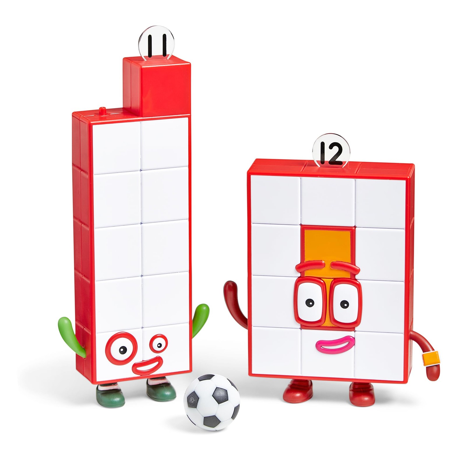 Figures Numberblocks Friends Eleven and Twelve Numbers for Toddlers Kids 3-5