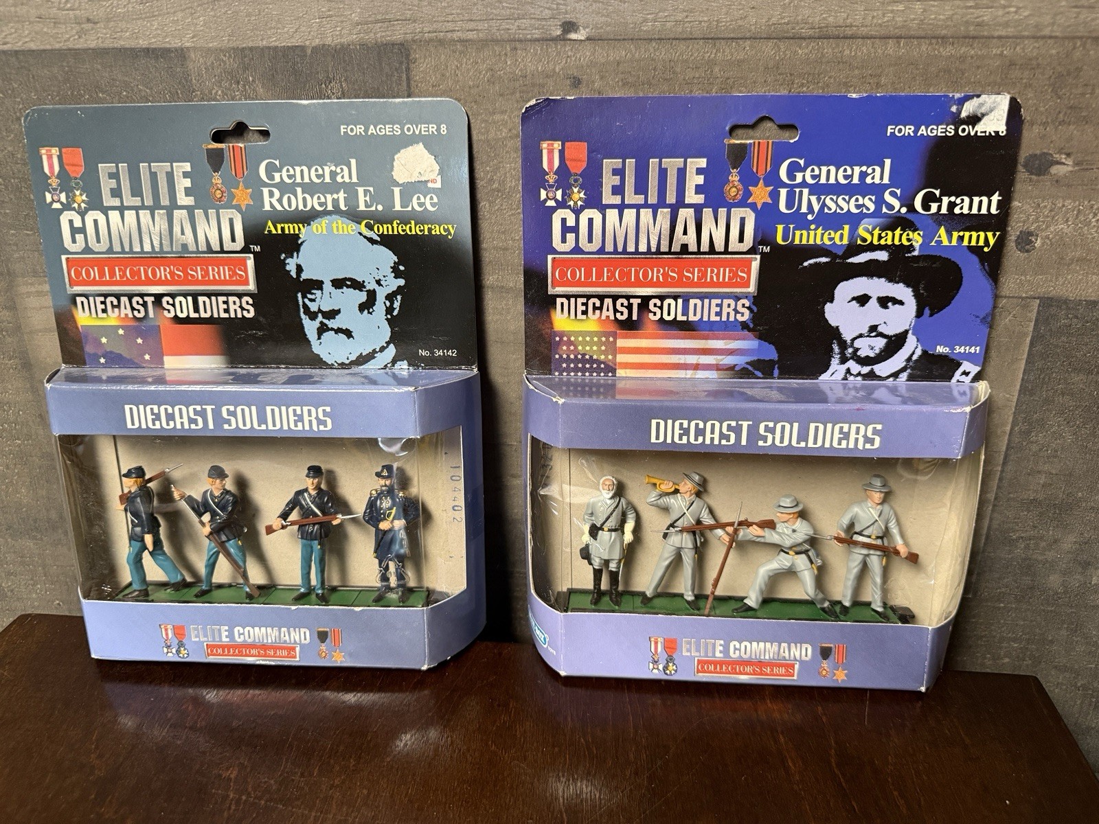 Elite Command Collectors Series General Robert E. Lee & Ulysses S Grant Diecast