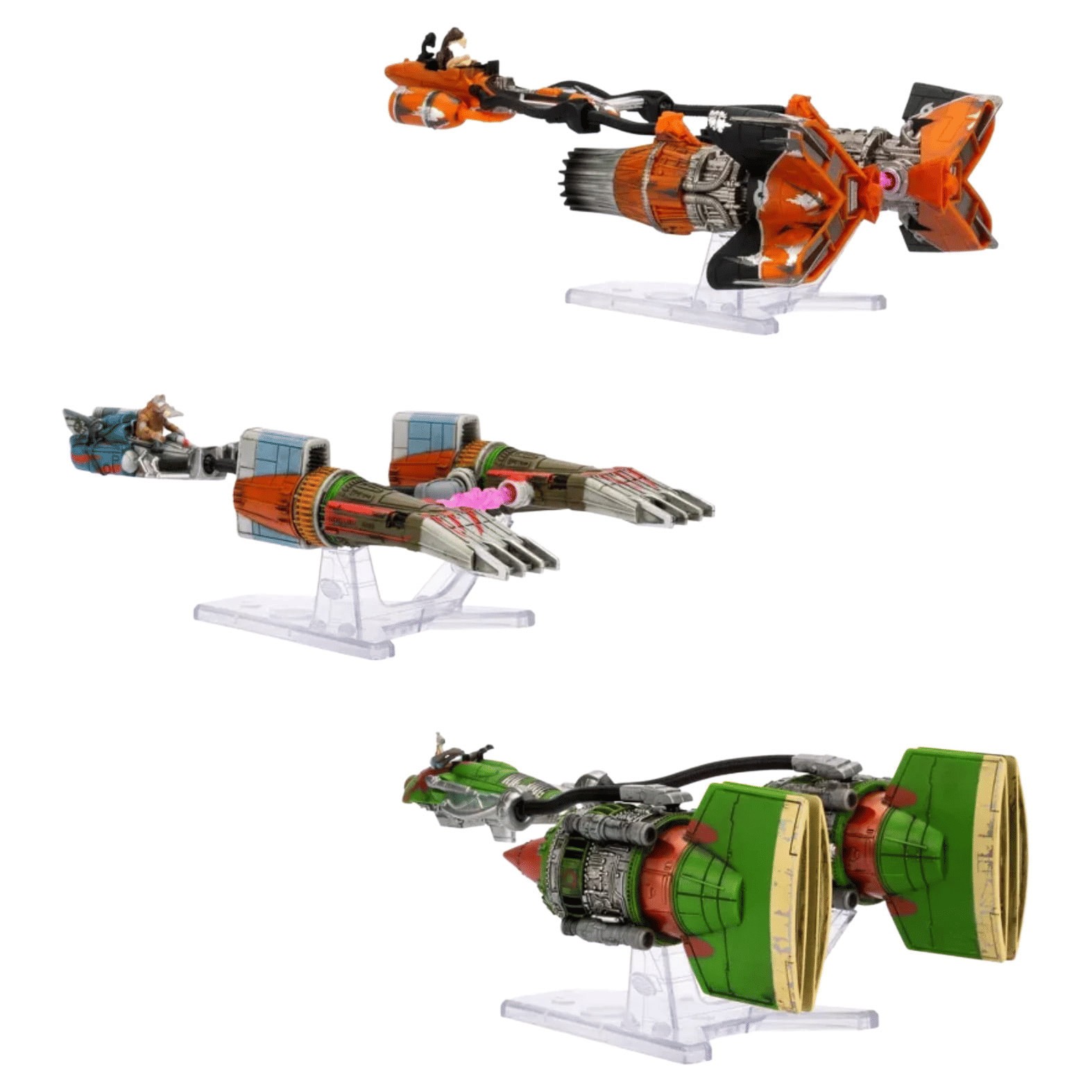 S01 #0153 Star Wars Micro Galaxy Squadron Boonta Eve Classic Podracers