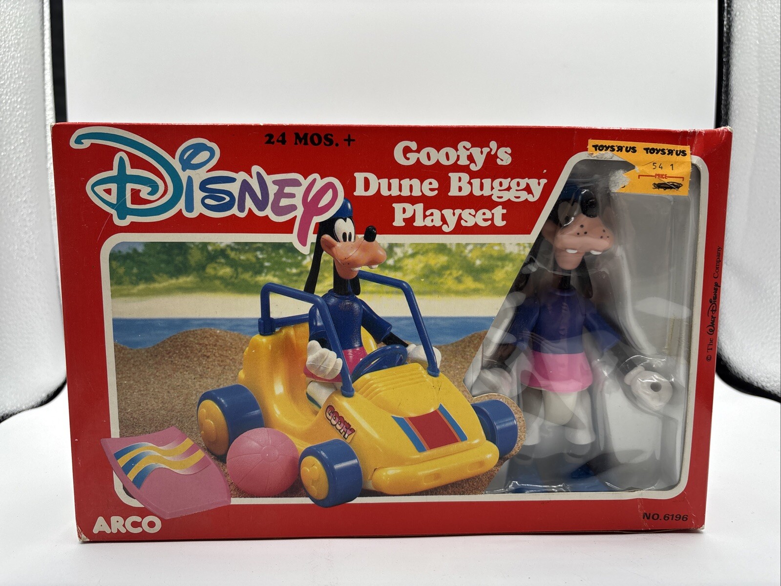 Vintage ARCO Disney Goofy&rsquo;s Dune Buggy Playset 6196 New In Box