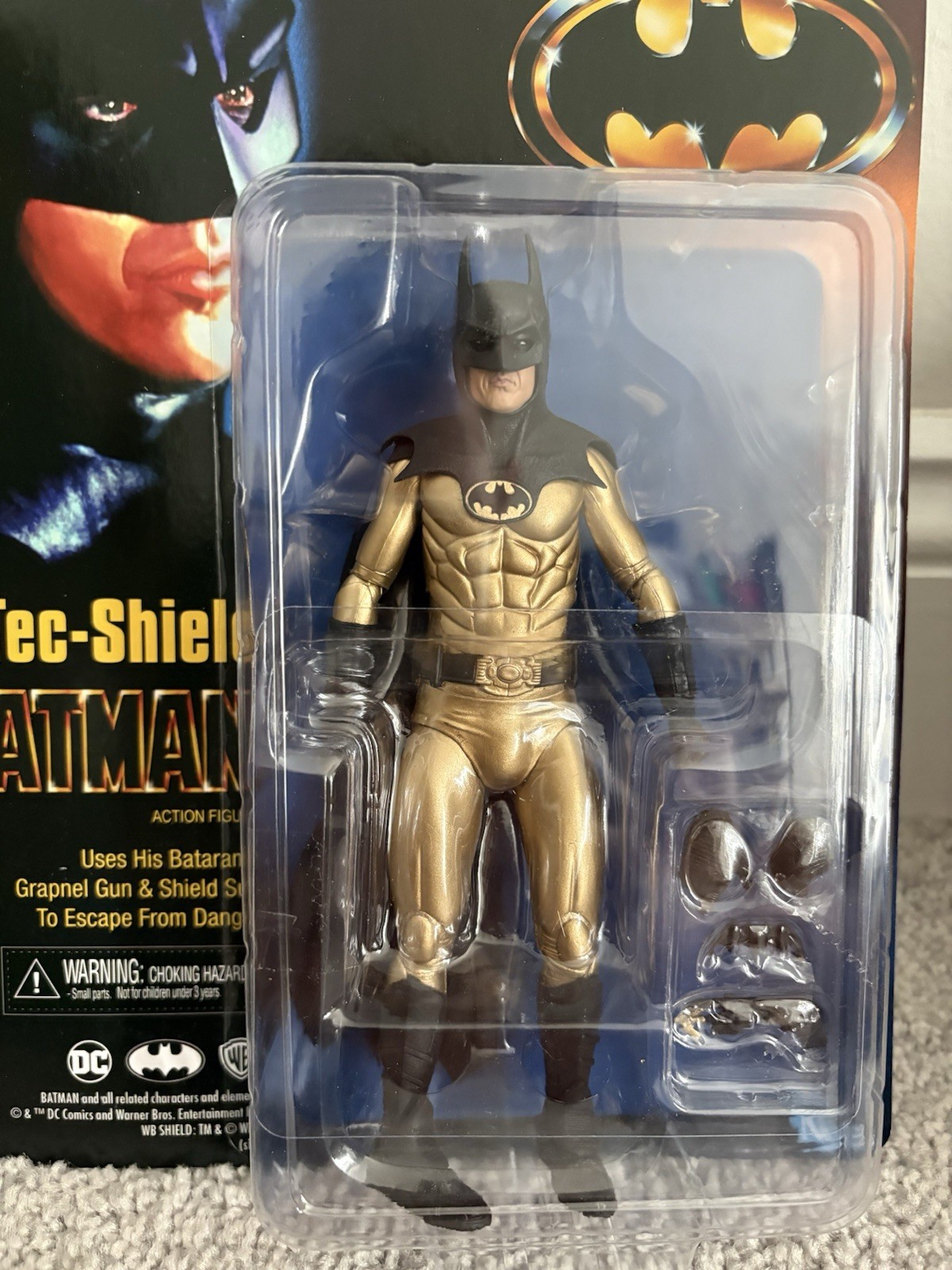 Neca Batman Dark Knight Collection Tec-Shield Kenner Tribute Lootcrate Exclusive