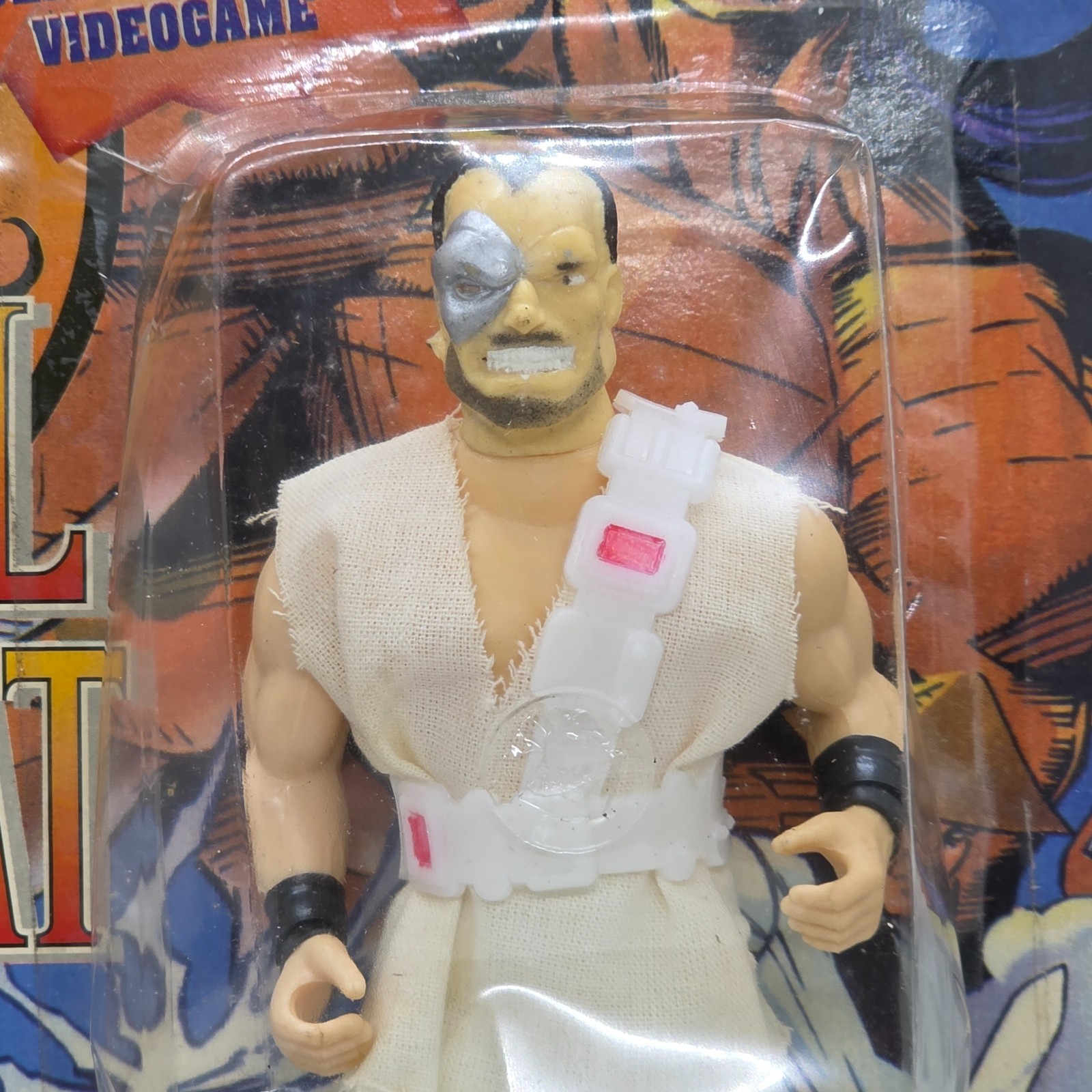 MORTAL KOMBAT TOP KANO BRAND JOCSA ARGENTINA MOC 1994 RARE
