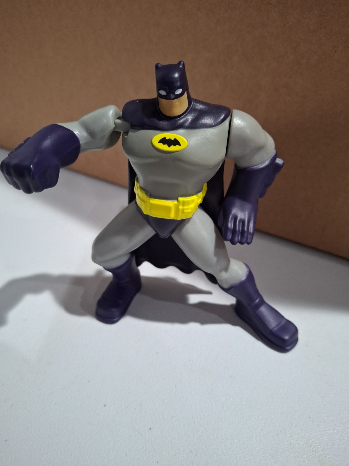 Batman DC Comics Action Figure Gray Black Yellow 5&Prime; Poseable Super Hero Toy