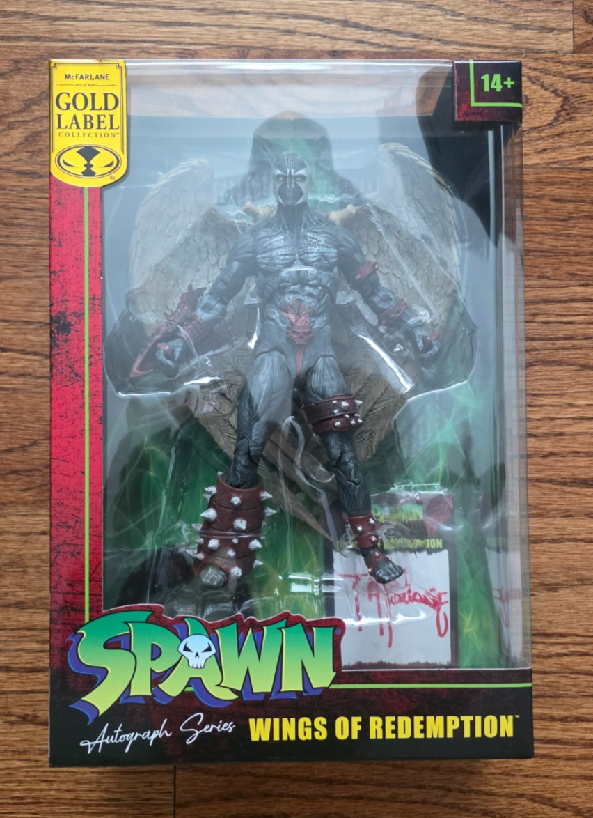 McFarlane Toys Spawn (Wings of Redemption) Autograph Series Gold Label 7&Prime; Figure