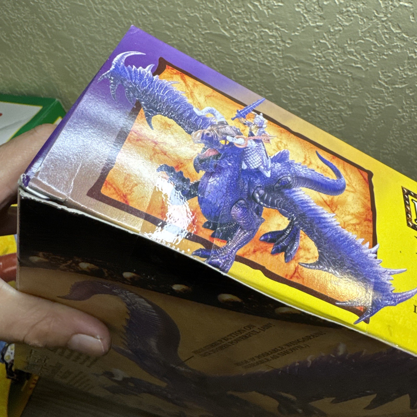 Evil Griffin Dragon with King Einon (Vintage Dragon Heart, Kenner) SEALED