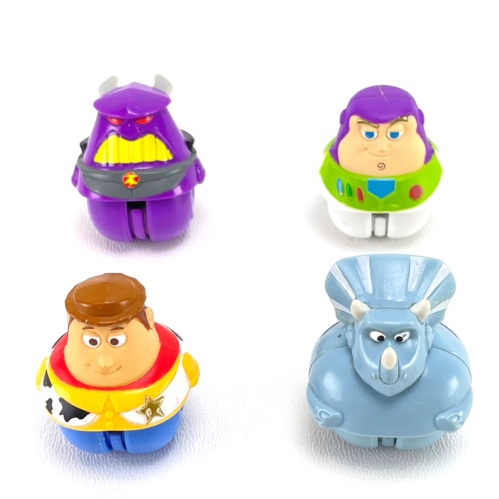 Disney Pixar Toy Story Zing&rsquo;Ems Lot Of 4-Zurg, Buzz, Woody & Rex- Free Shipping