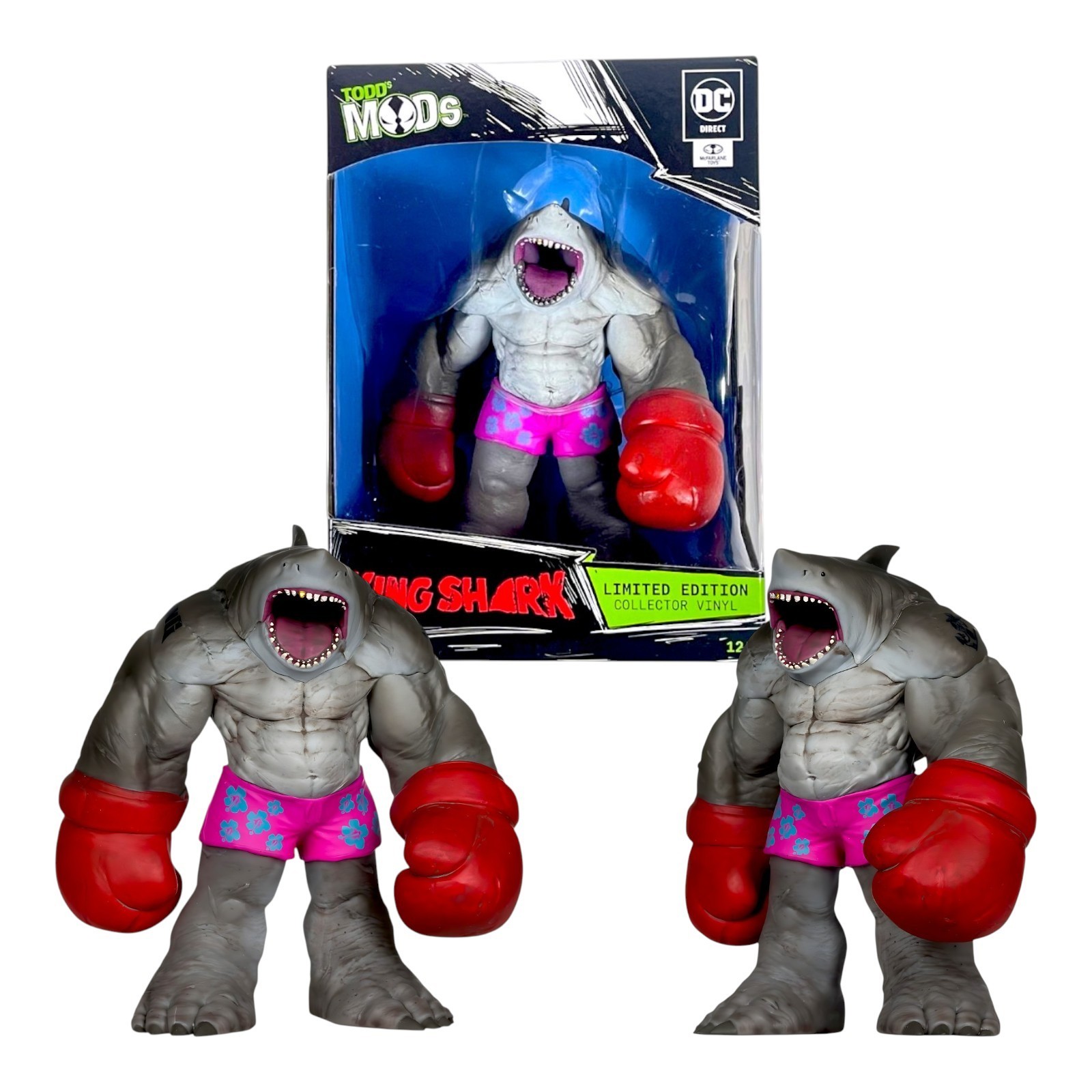 McFarlane Todd&rsquo;s MODs King Shark DC Direct 4.5&Prime; Limited Edition Vinyl Figure NEW