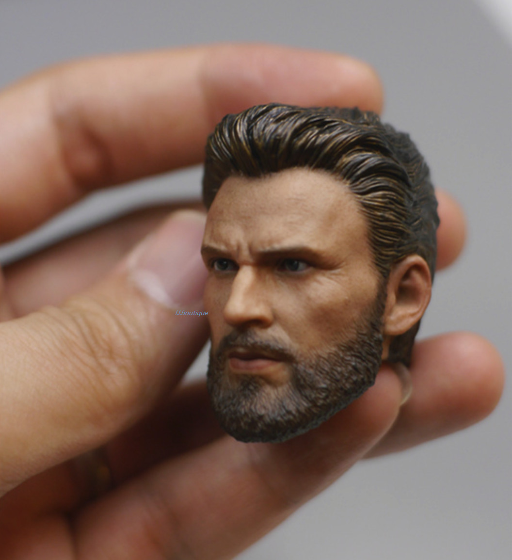 Custom 1/6 scale Chris Evans Captain America Avengers 3 Head Sculpt for 12 »