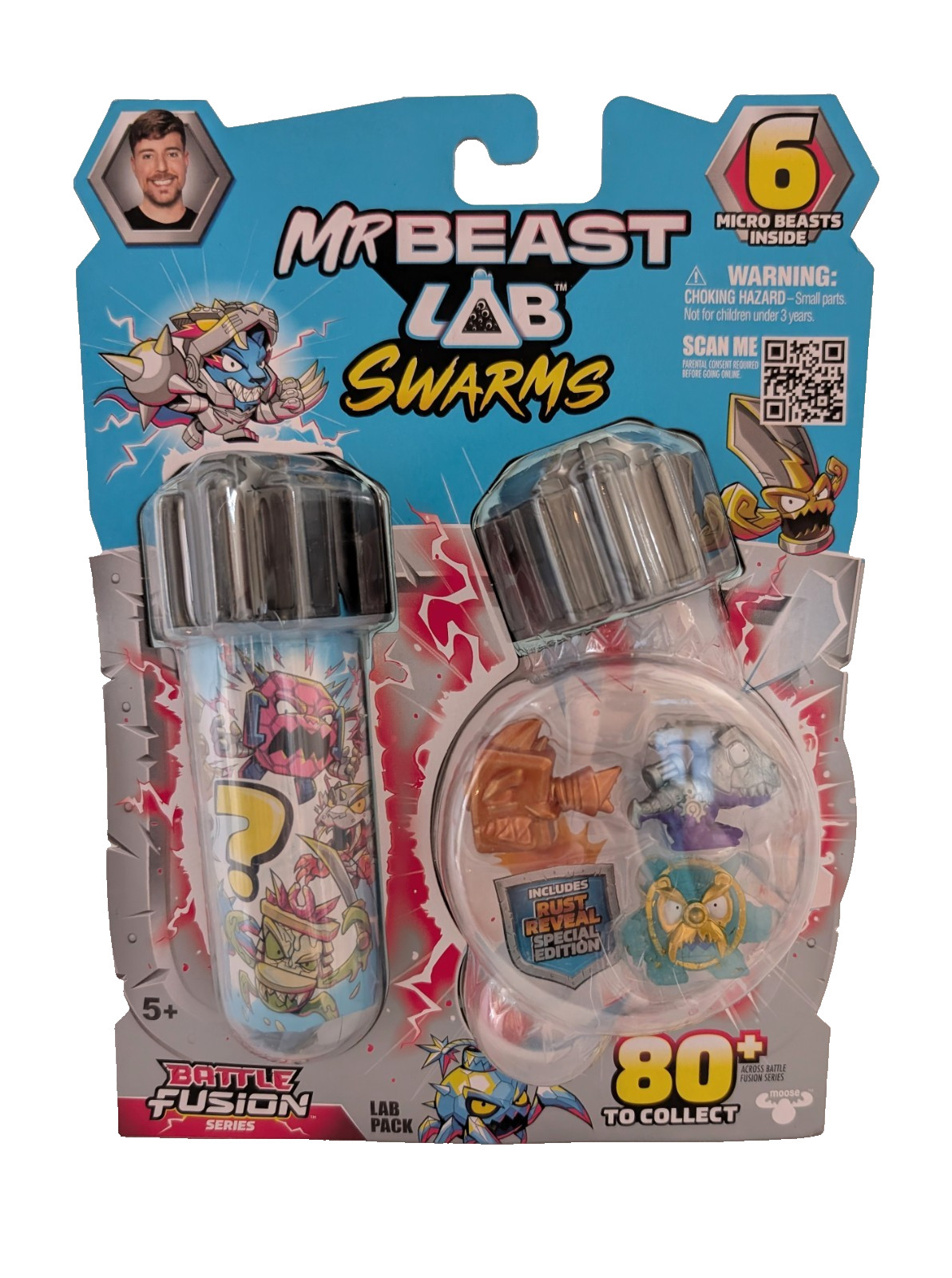 Mr Beast Lab Swarms BATTLE FUSION Series 4 Lab Pack Rust Reveal #4 New