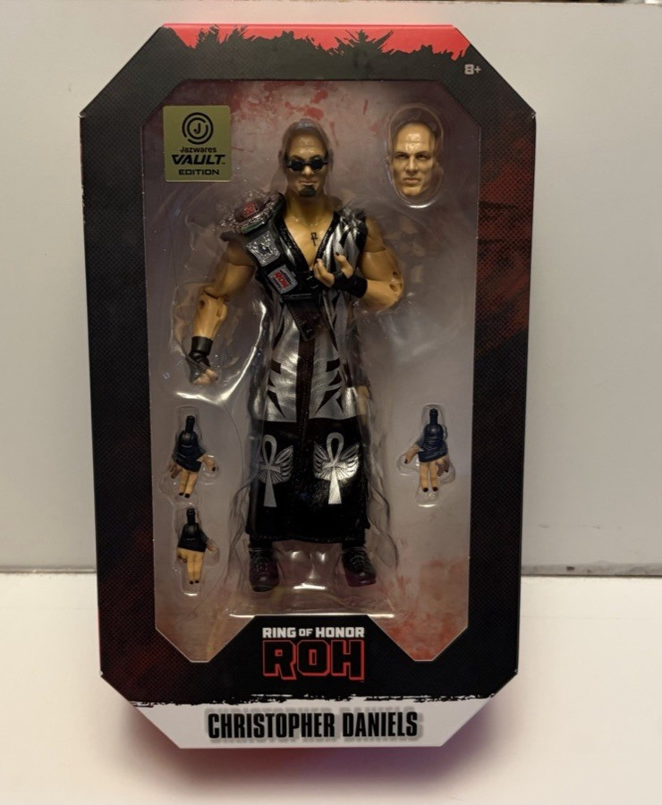 Ring of Honor AEW Christopher Daniels Wrestling Action Figure Jazwares ROH