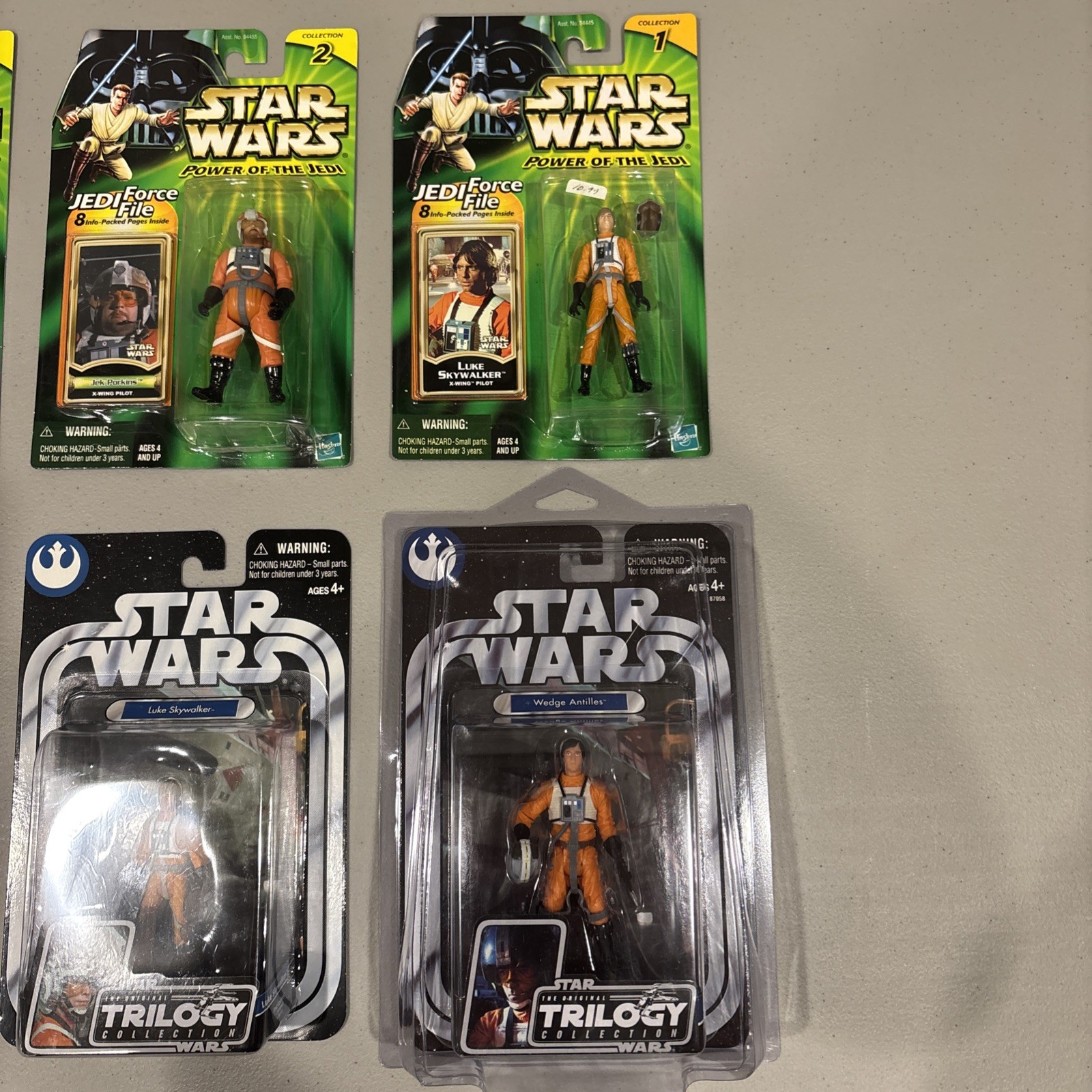 Star Wars – Army Builder: X-wing Pilots Porkins, Wedge, Dutch MOC Lot of Six