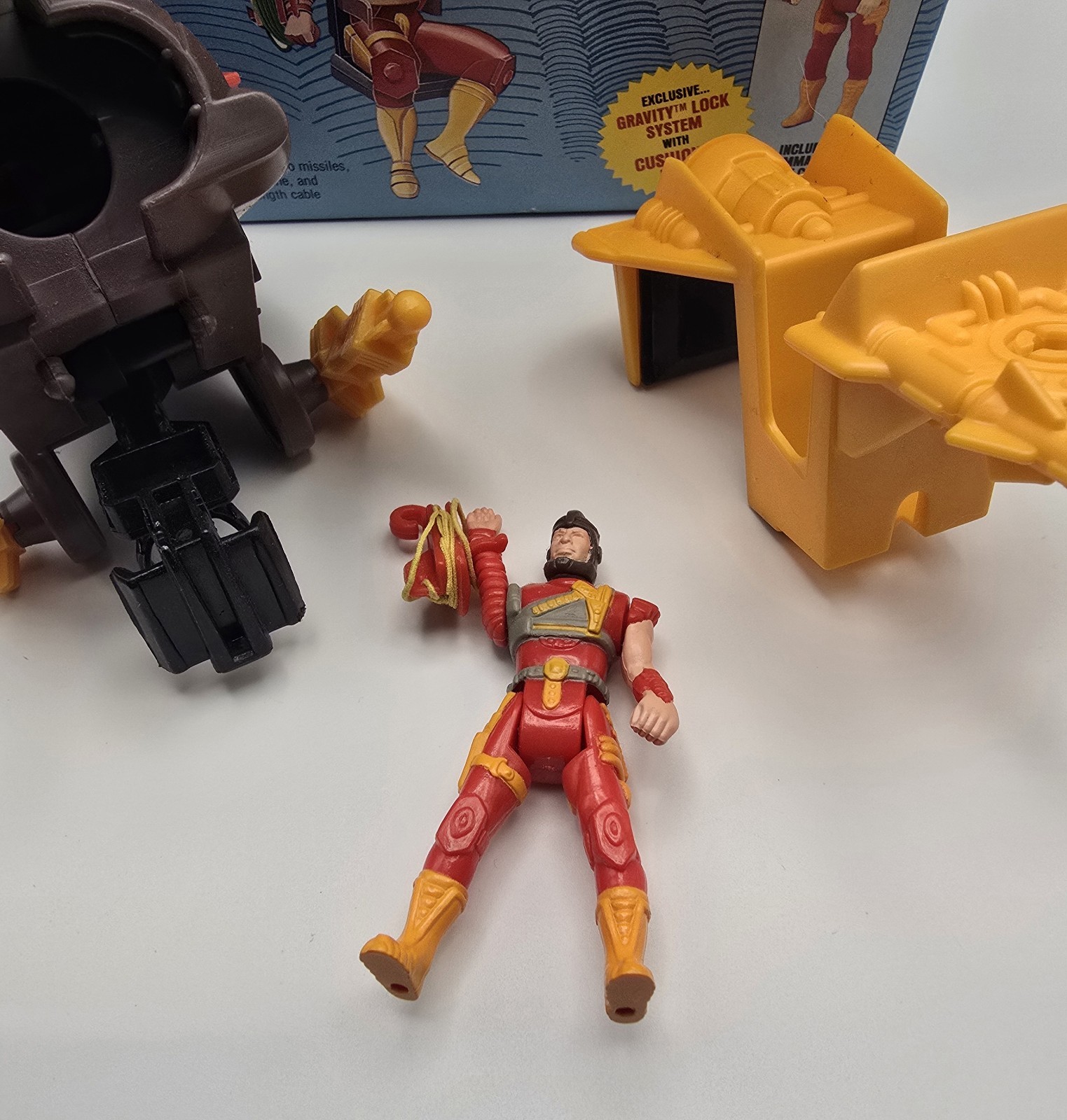 Sky Commanders Cable Cannon Kenner 1987 Incomplete, Parts