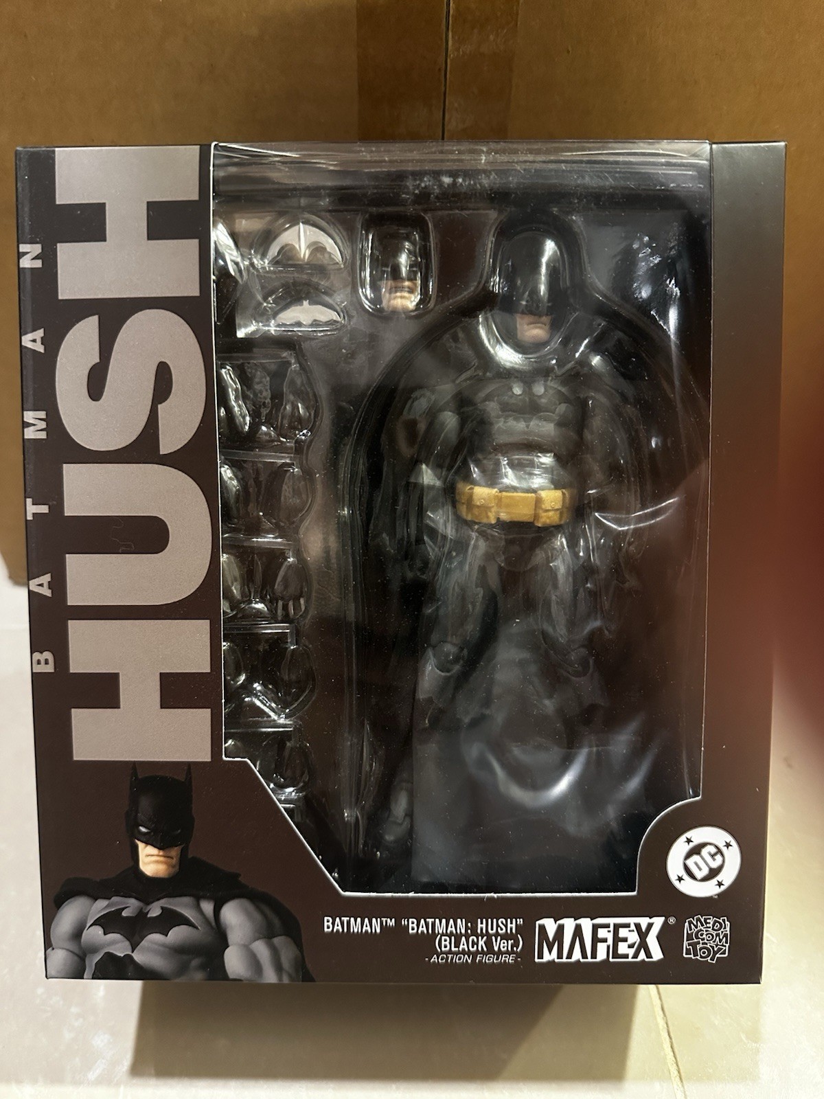 Mafex Batman Medicom Toy HUSH DC No 126 (Black Version) Authentic New/sealed