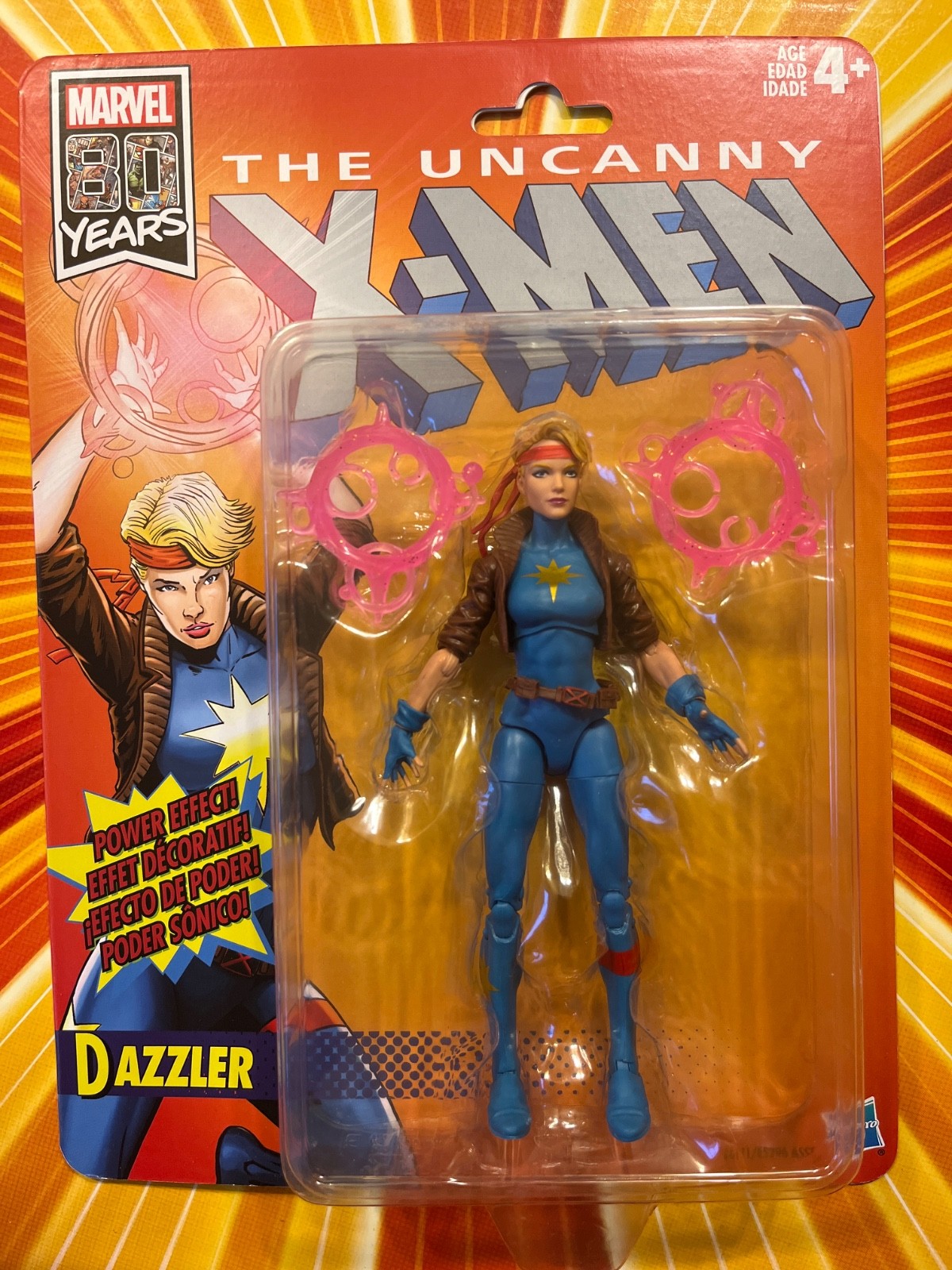 Hasbro Marvel Legends DAZZLER Retro Carded New MOC 6&Prime; 1:12 2018 80 Years X-Men