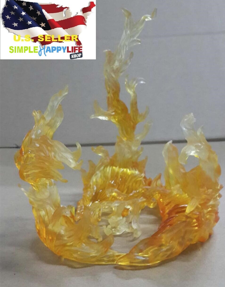 EFFECT BURNING FLAME yellow D-Art Figma Kamen Rider gundam 1/12 figure hot toys