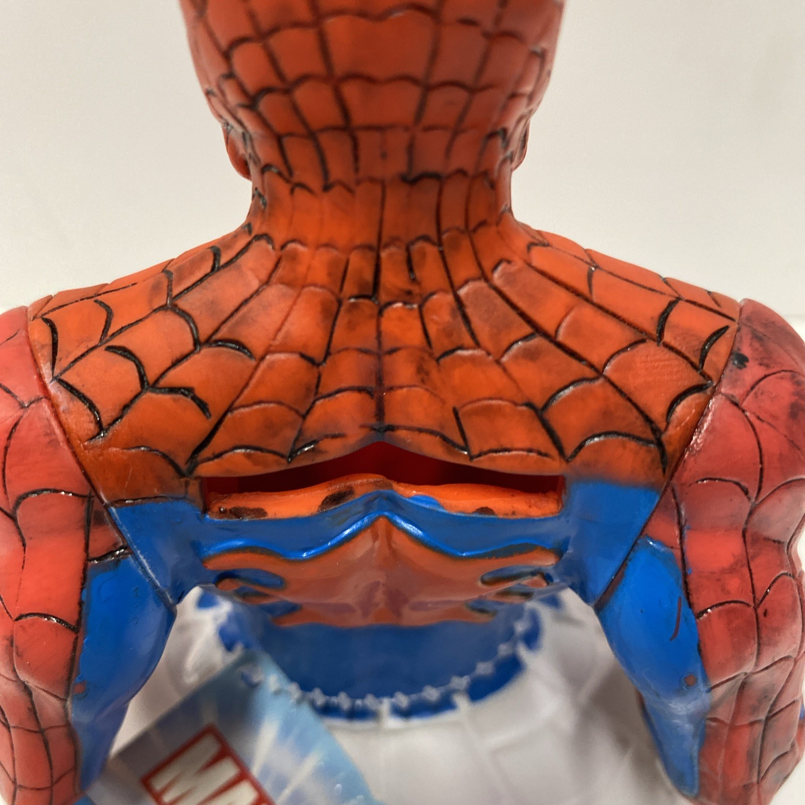 MARVEL AMAZING SPIDER-MAN 2012 Upper Bust COIN BANK 5&Prime; Tall Blip Toys New W/ Tag