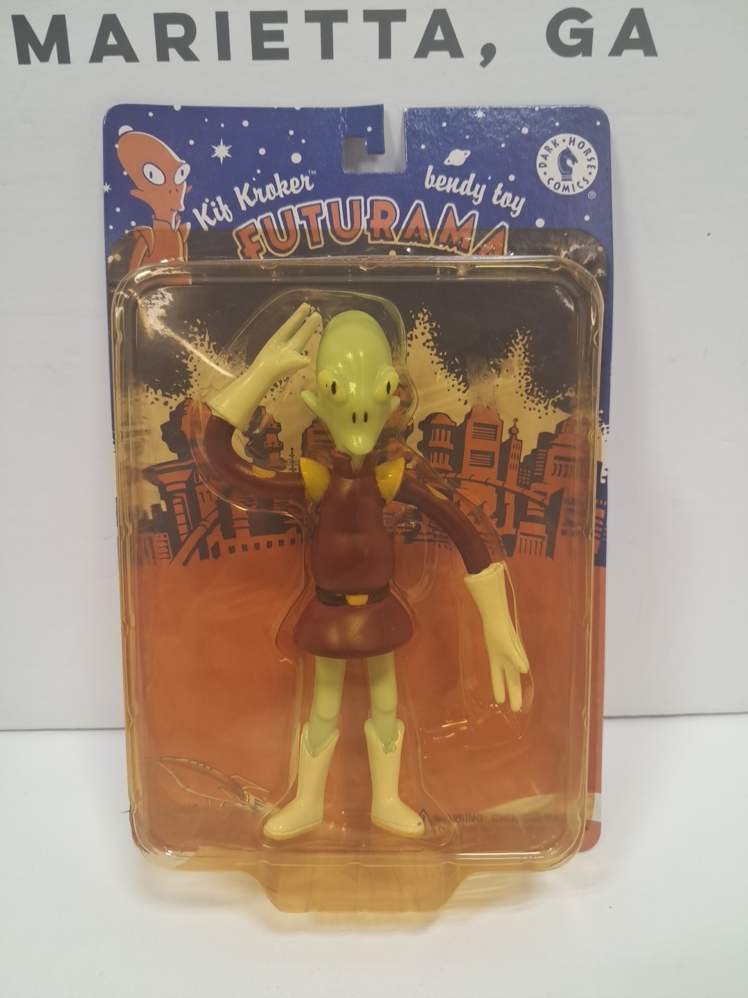 Futurama Bendy Toy – KIF KROKER – Dark Horse Comics – New – 2001