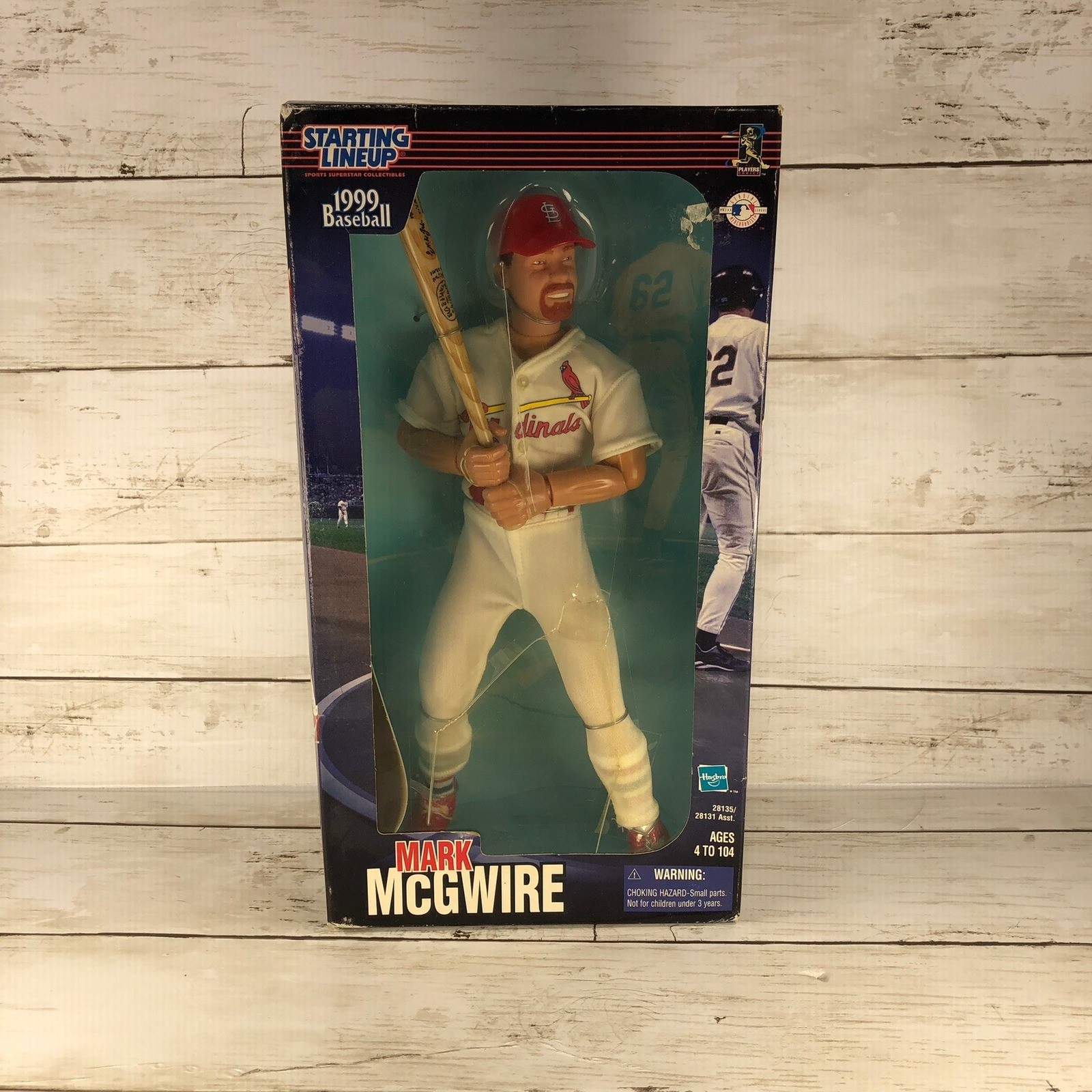 NEW 1999 Starting Lineup Mark McGwire St Louis Cardinals 12&Prime; Figure Hasbro 28135