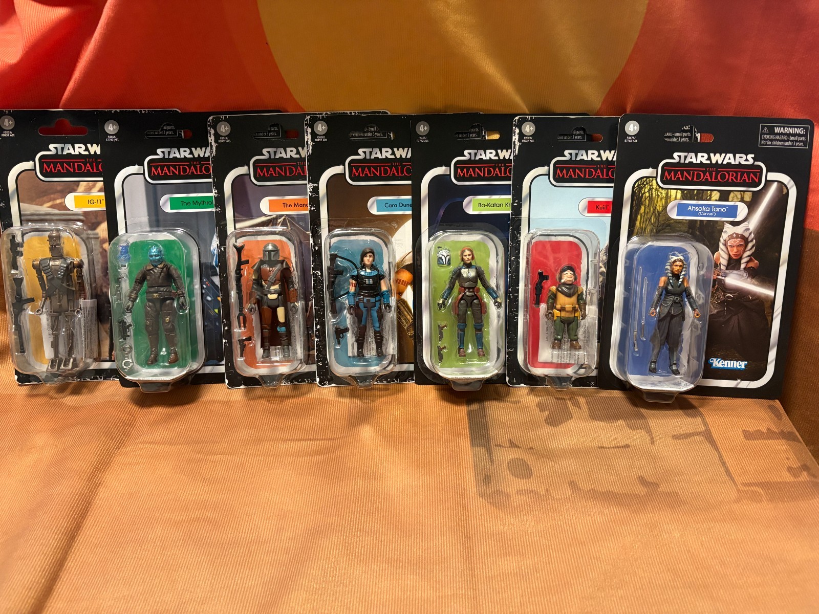 Lot of (7) Star Wars – THE MANDALORIAN Series 3.75&Prime; Action Figures SEE PHOTOS!