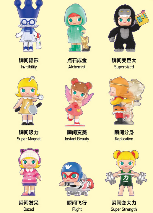 Authentic MOLLY My Instant Superpower Series Blind Box Confirmed Figure Toy NEW