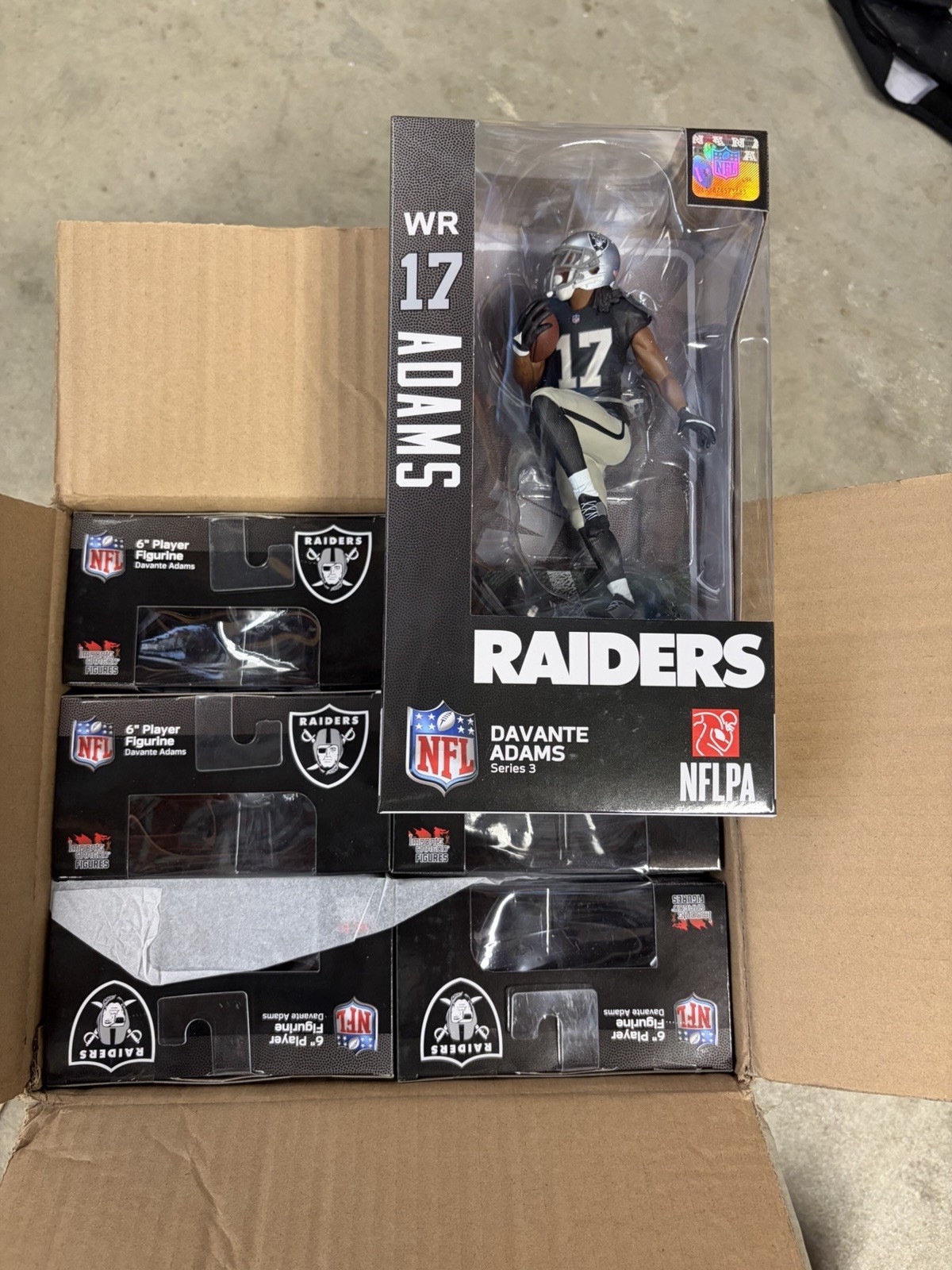 Imports Dragon Davante Adams NFL Raiders 6 in Action Figure Series 3